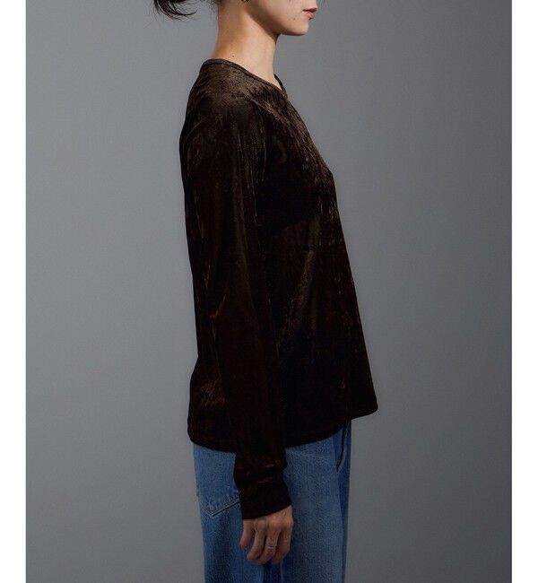 SALON adam et rope'「シアーフォグベロアL/TEE」|Tシャツ・カットソー|