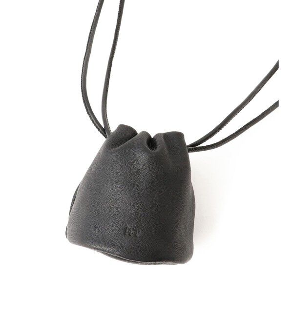 ADAM ET ROPE'「【PFT】Drawstrig Mini Pochette」|ショルダー・メッセンジャー|
