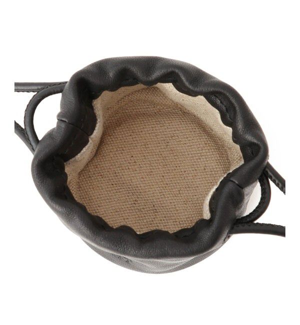 ADAM ET ROPE'「【PFT】Drawstrig Mini Pochette」|ショルダー・メッセンジャー|