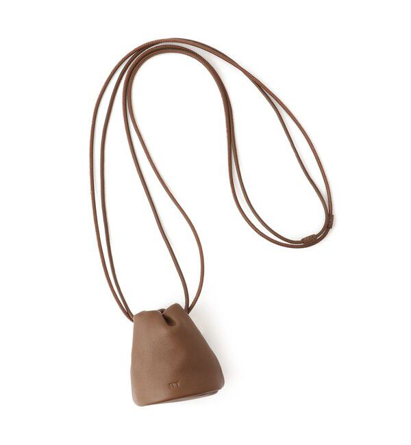 ADAM ET ROPE'「【PFT】Drawstrig Mini Pochette」|ショルダー・メッセンジャー|