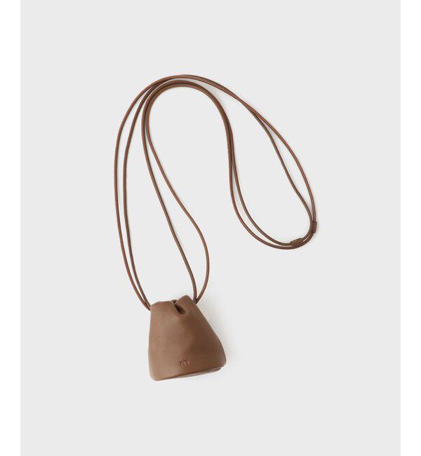 ADAM ET ROPE'「【PFT】Drawstrig Mini Pochette」|ショルダー・メッセンジャー|