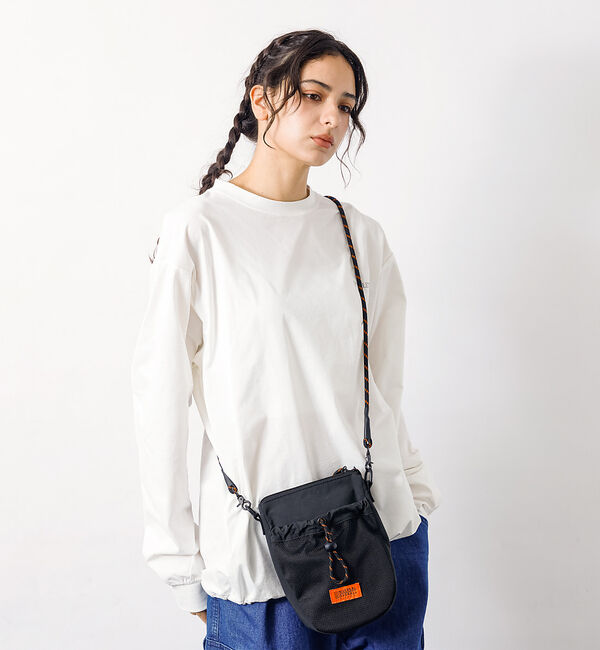 ABAHOUSE「【UNIVERSALOVERALL / ユニバーサルオーバーオール】Front」|ショルダー・メッセンジャー|ブラック
