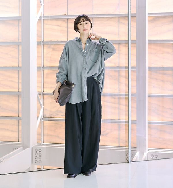 Rouge vif「【セットアップ対応】フィブリルイージーパンツ/ウエストゴム」|その他|