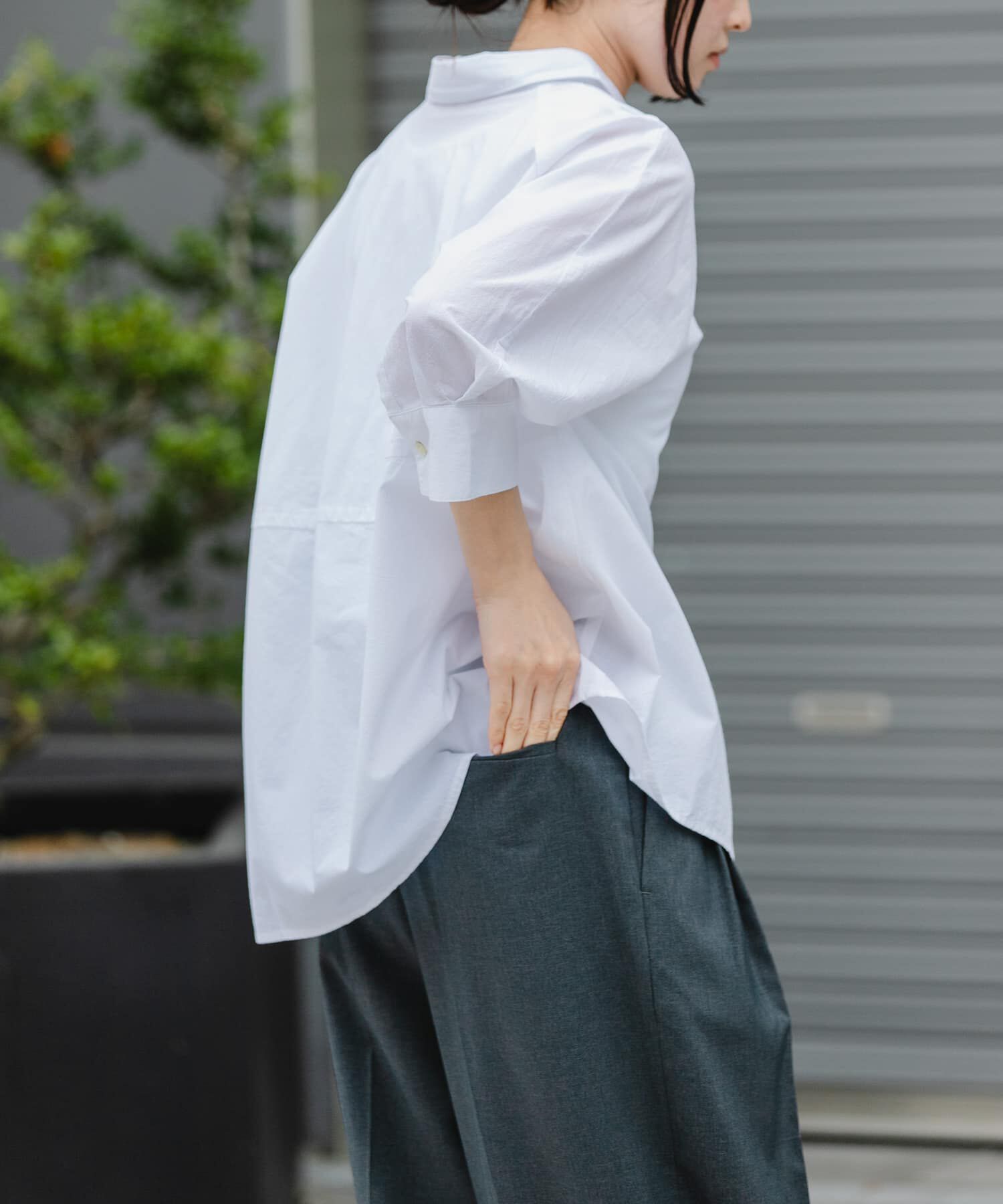 URBAN RESEARCH DOORS「FORK&SPOON　レギュラーカラーバレルシャツ」|シャツ・ブラウス|