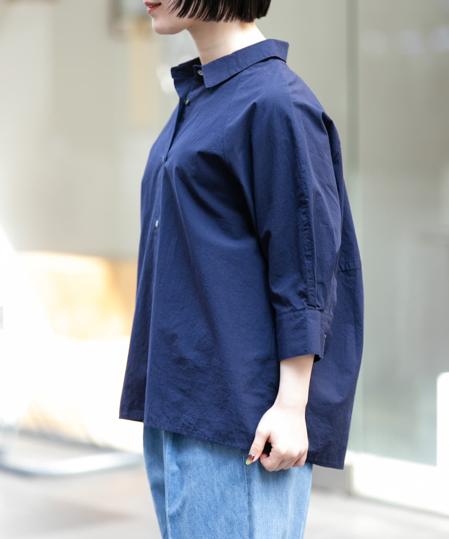 URBAN RESEARCH DOORS「FORK&SPOON　レギュラーカラーバレルシャツ」|シャツ・ブラウス|