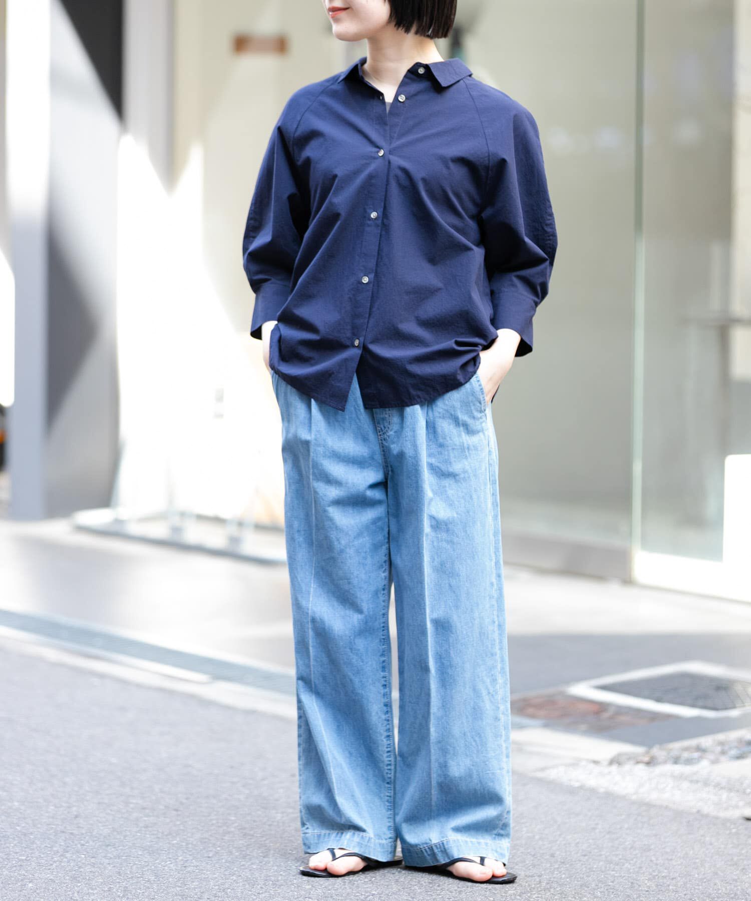 URBAN RESEARCH DOORS「FORK&SPOON　レギュラーカラーバレルシャツ」|シャツ・ブラウス|