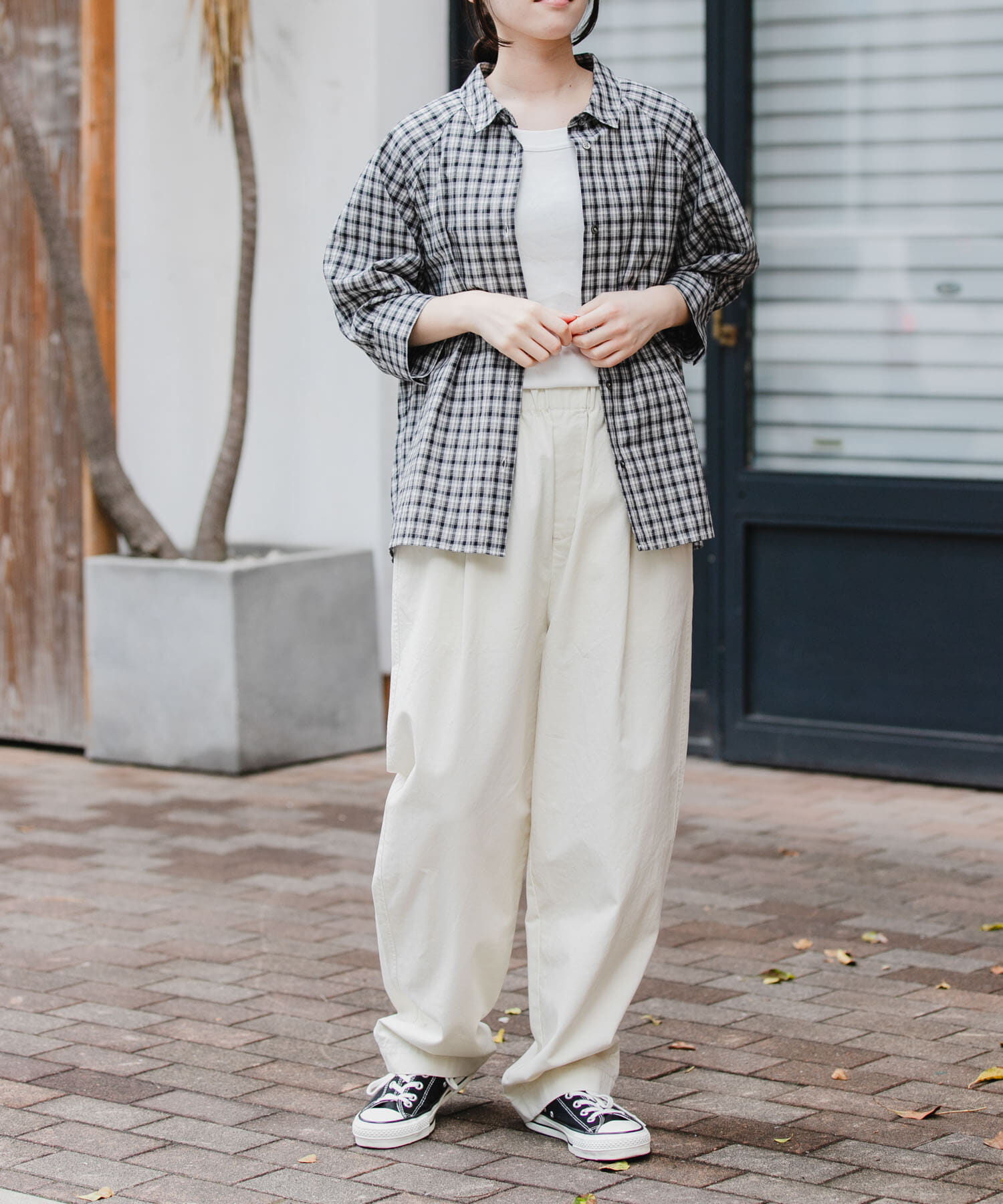 URBAN RESEARCH DOORS「FORK&SPOON　レギュラーカラーバレルシャツ」|シャツ・ブラウス|