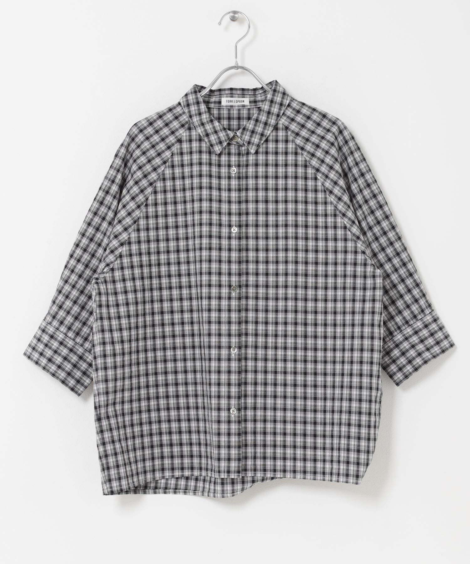 URBAN RESEARCH DOORS「FORK&SPOON　レギュラーカラーバレルシャツ」|シャツ・ブラウス|