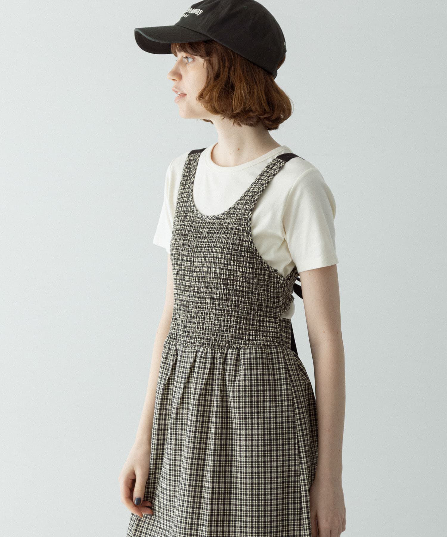 Sonny Label 「サマーチェックシャーリングキャミワンピース」|ワンピース|