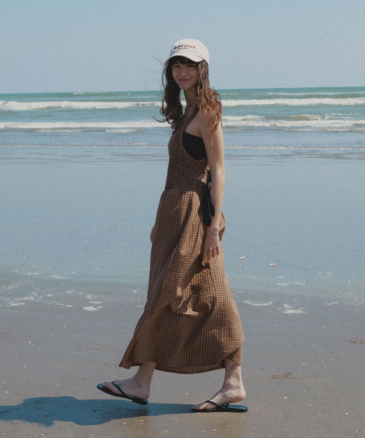 Sonny Label 「サマーチェックシャーリングキャミワンピース」|ワンピース|