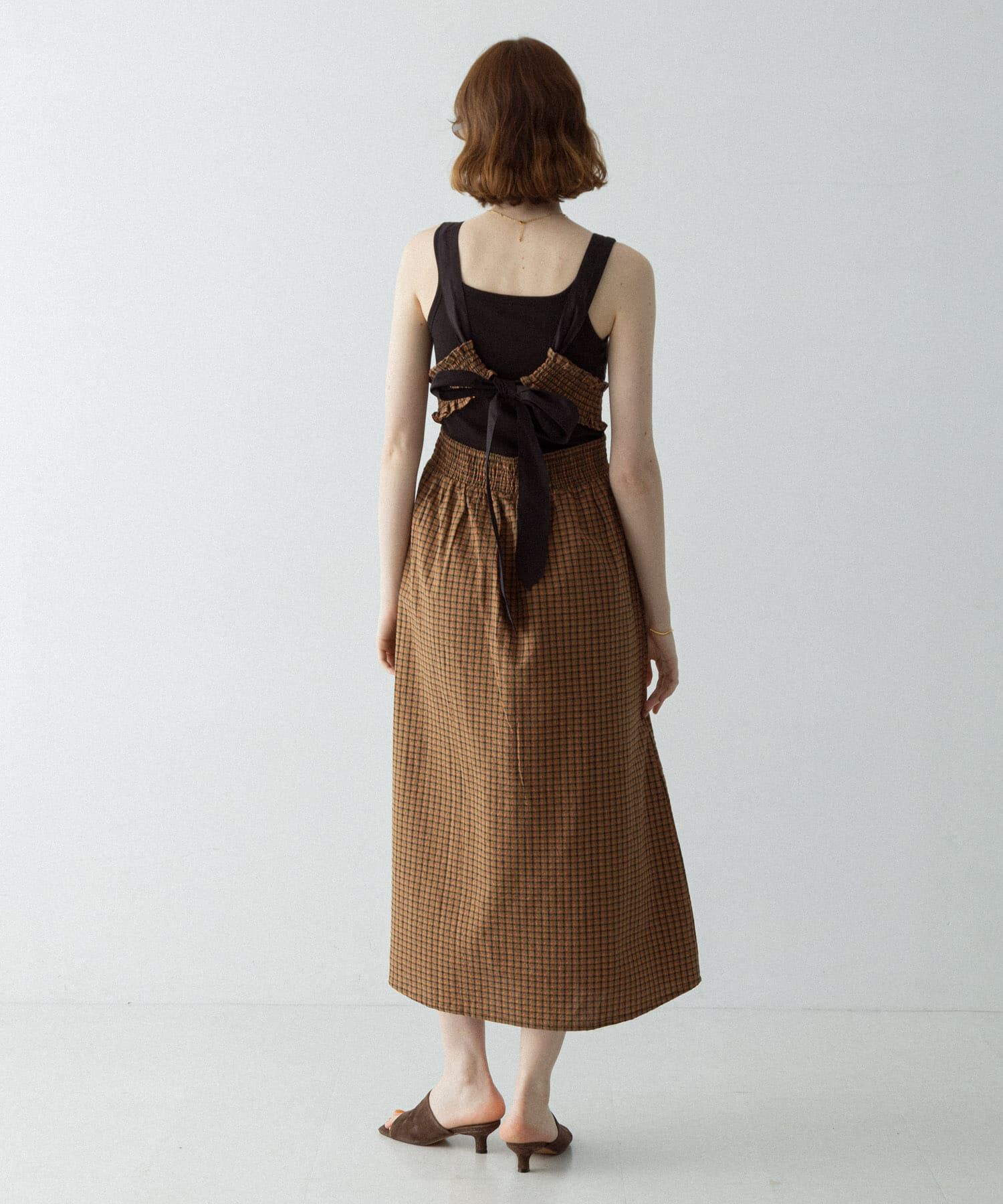 Sonny Label 「サマーチェックシャーリングキャミワンピース」|ワンピース|