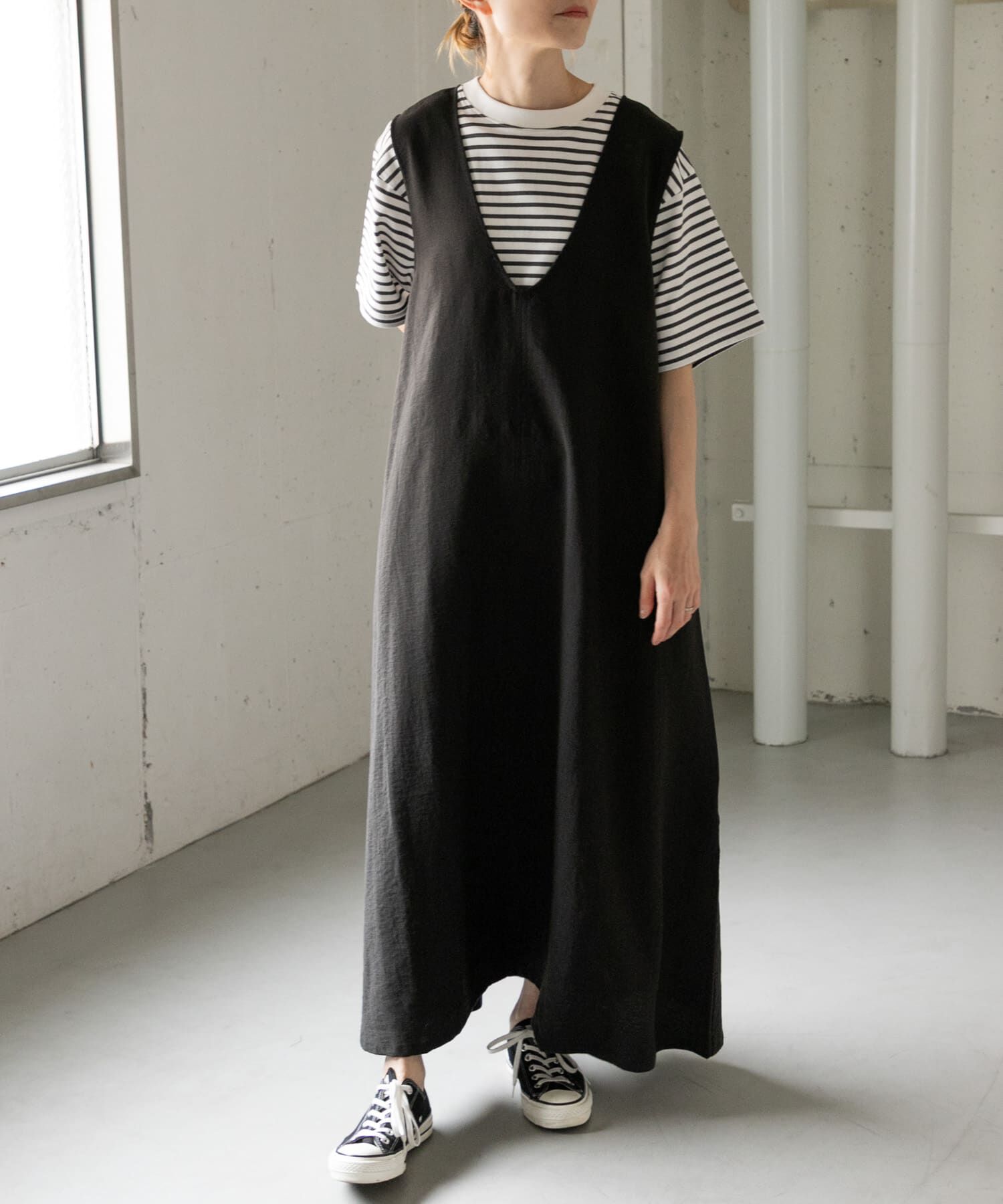 URBAN RESEARCH DOORS「FORK&SPOON　テントラインワンピース」|ワンピース|