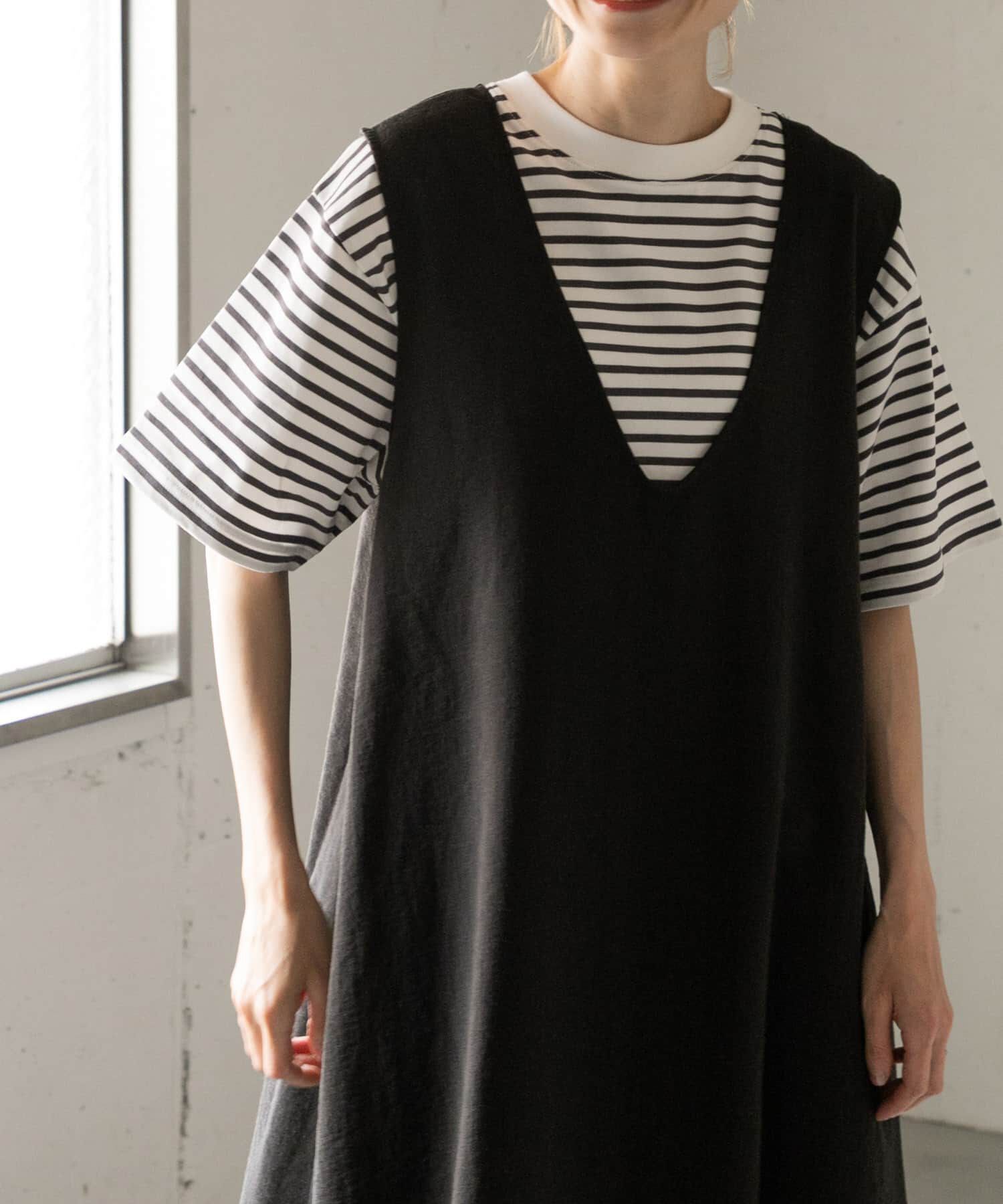 URBAN RESEARCH DOORS「FORK&SPOON　テントラインワンピース」|ワンピース|