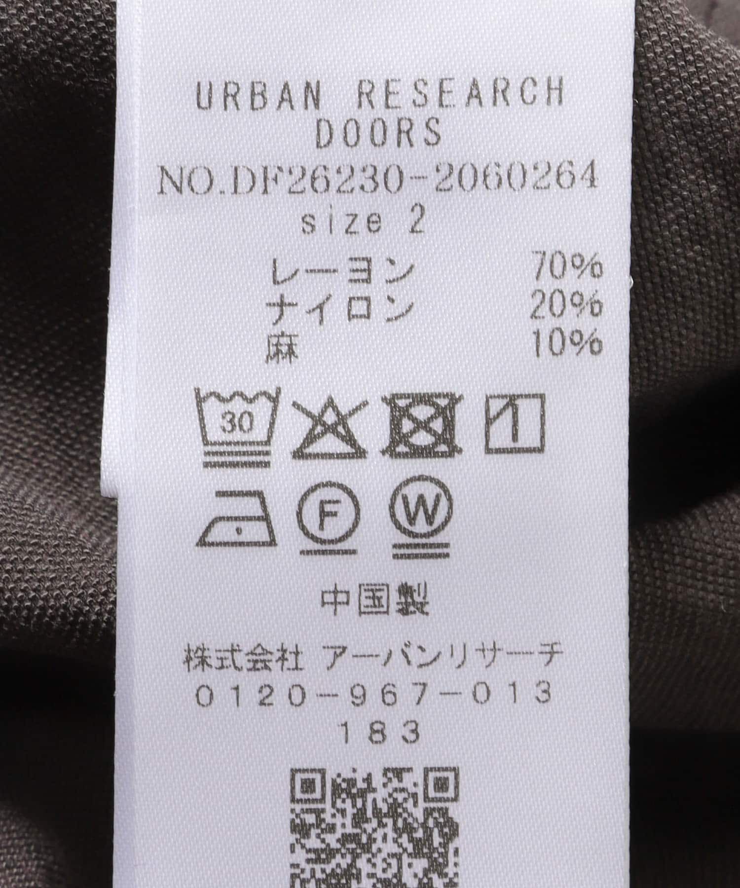 URBAN RESEARCH DOORS「FORK&SPOON　テントラインワンピース」|ワンピース|