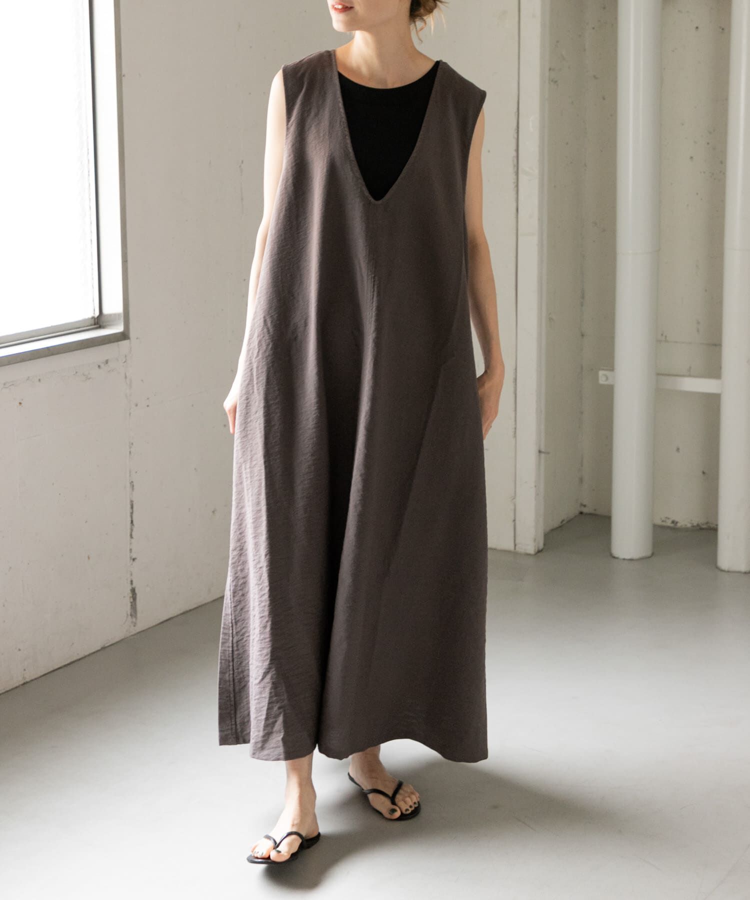 URBAN RESEARCH DOORS「FORK&SPOON　テントラインワンピース」|ワンピース|