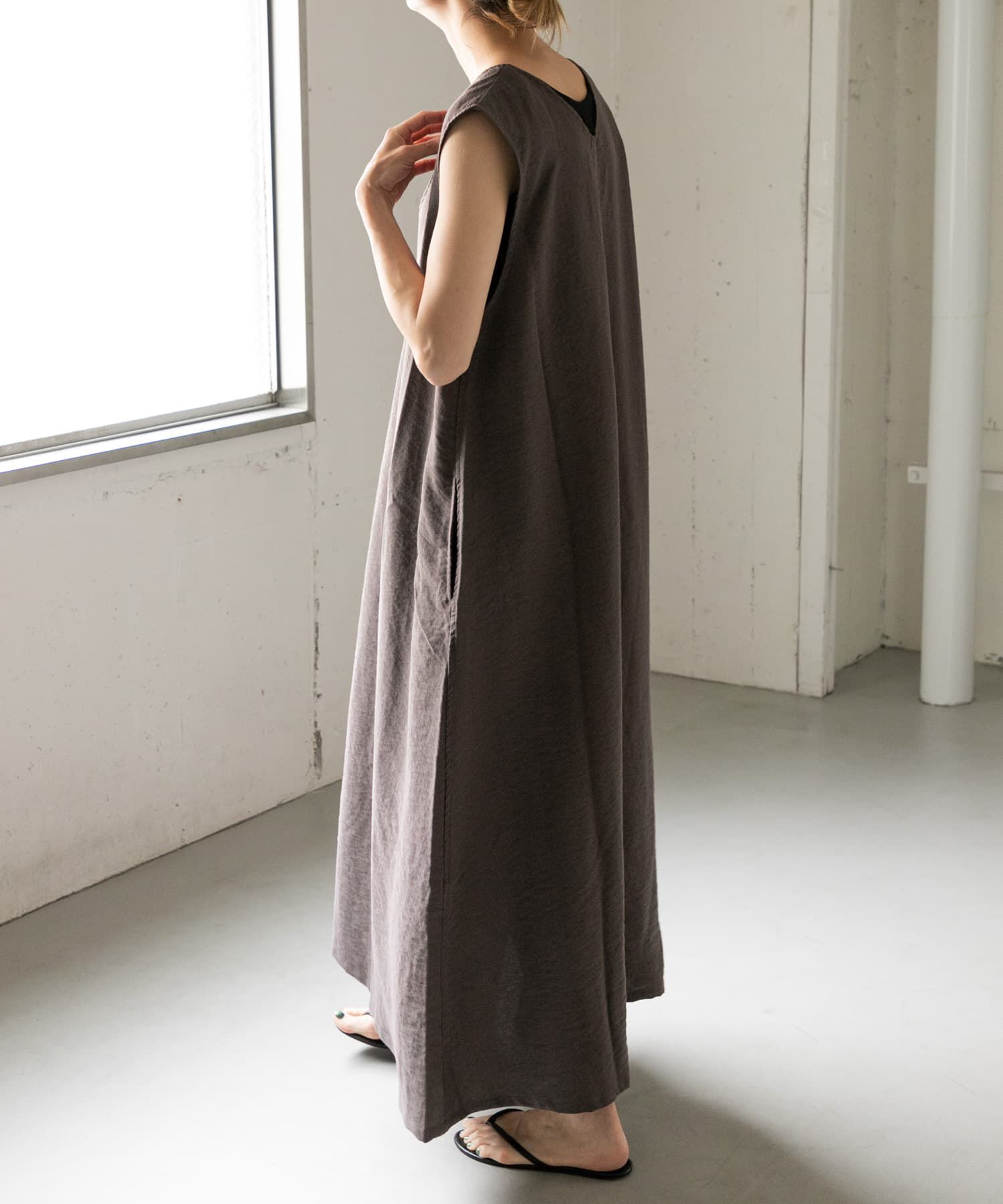URBAN RESEARCH DOORS「FORK&SPOON　テントラインワンピース」|ワンピース|