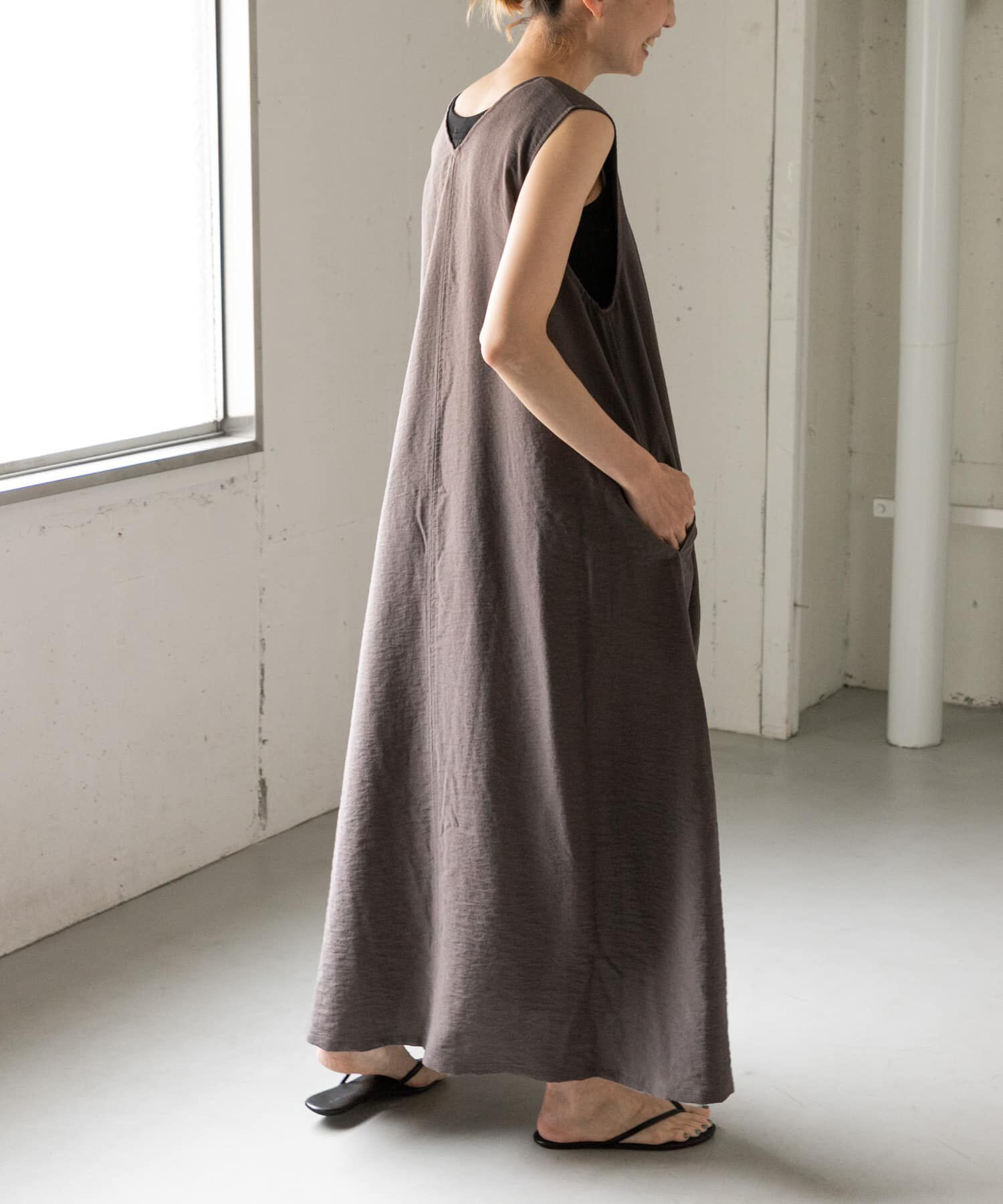 URBAN RESEARCH DOORS「FORK&SPOON　テントラインワンピース」|ワンピース|