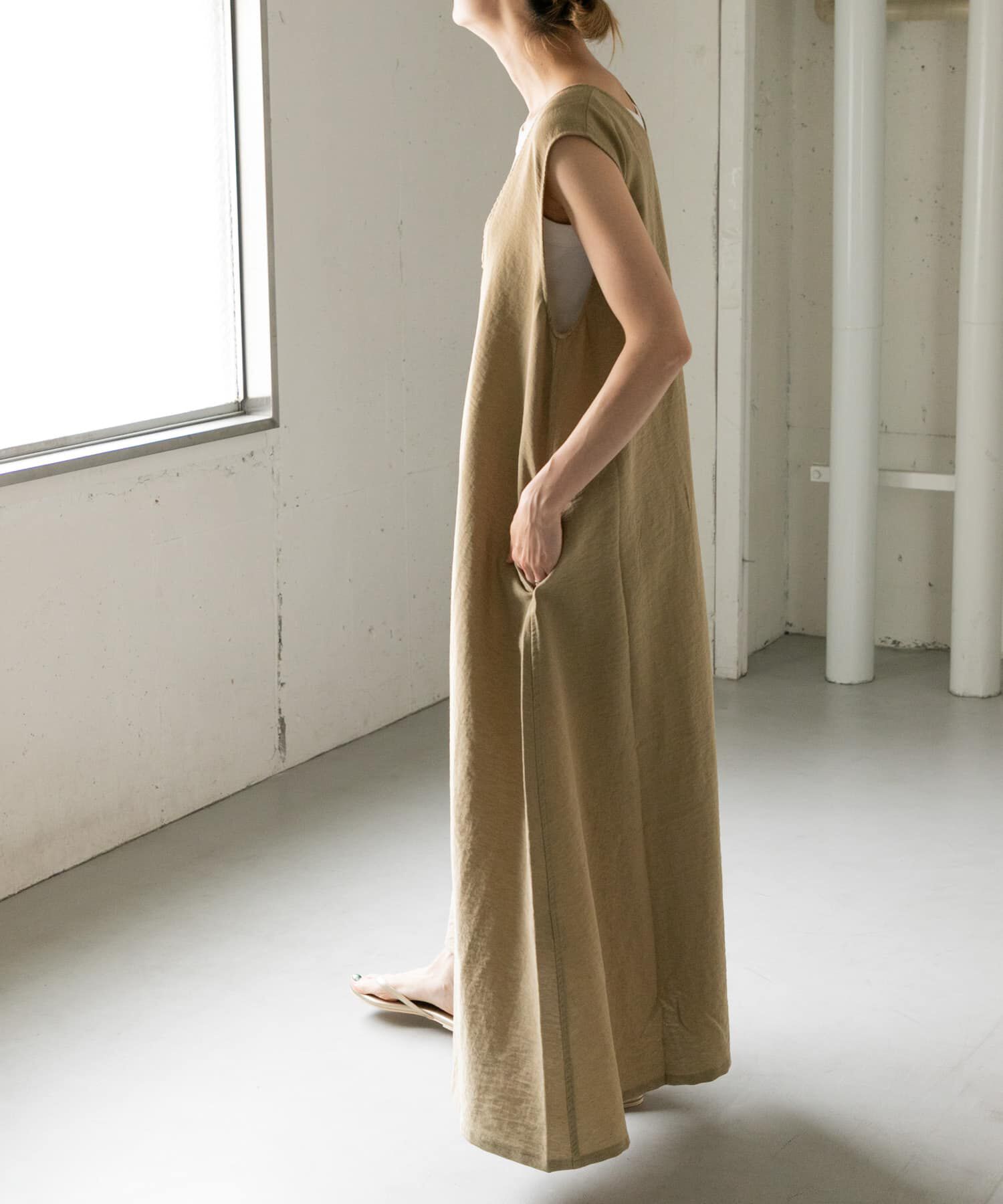 URBAN RESEARCH DOORS「FORK&SPOON　テントラインワンピース」|ワンピース|