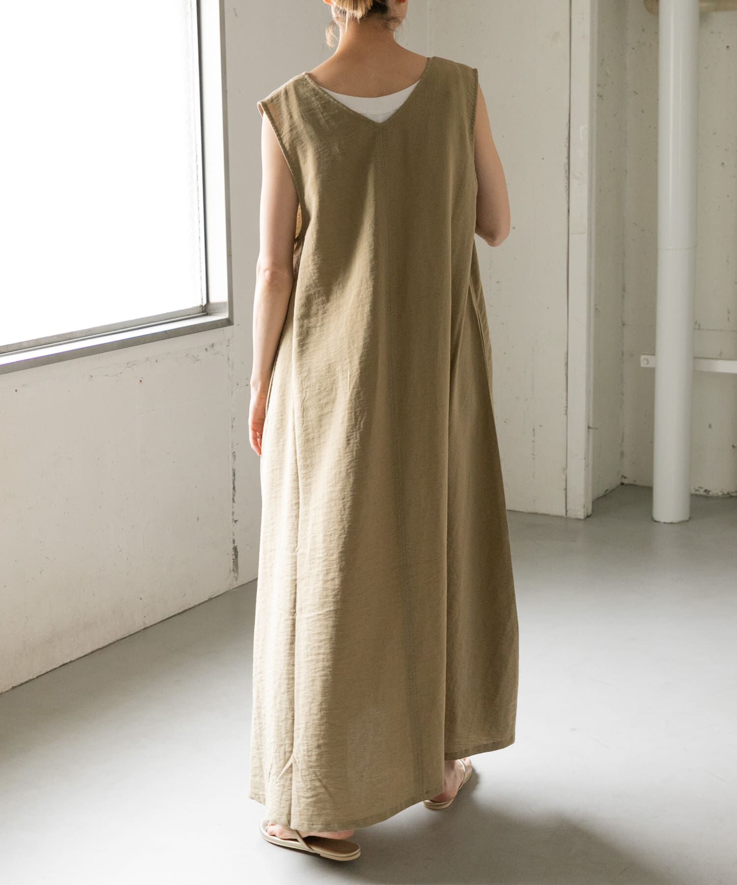 URBAN RESEARCH DOORS「FORK&SPOON　テントラインワンピース」|ワンピース|