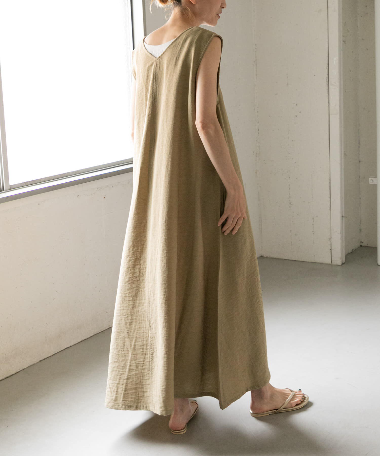 URBAN RESEARCH DOORS「FORK&SPOON　テントラインワンピース」|ワンピース|