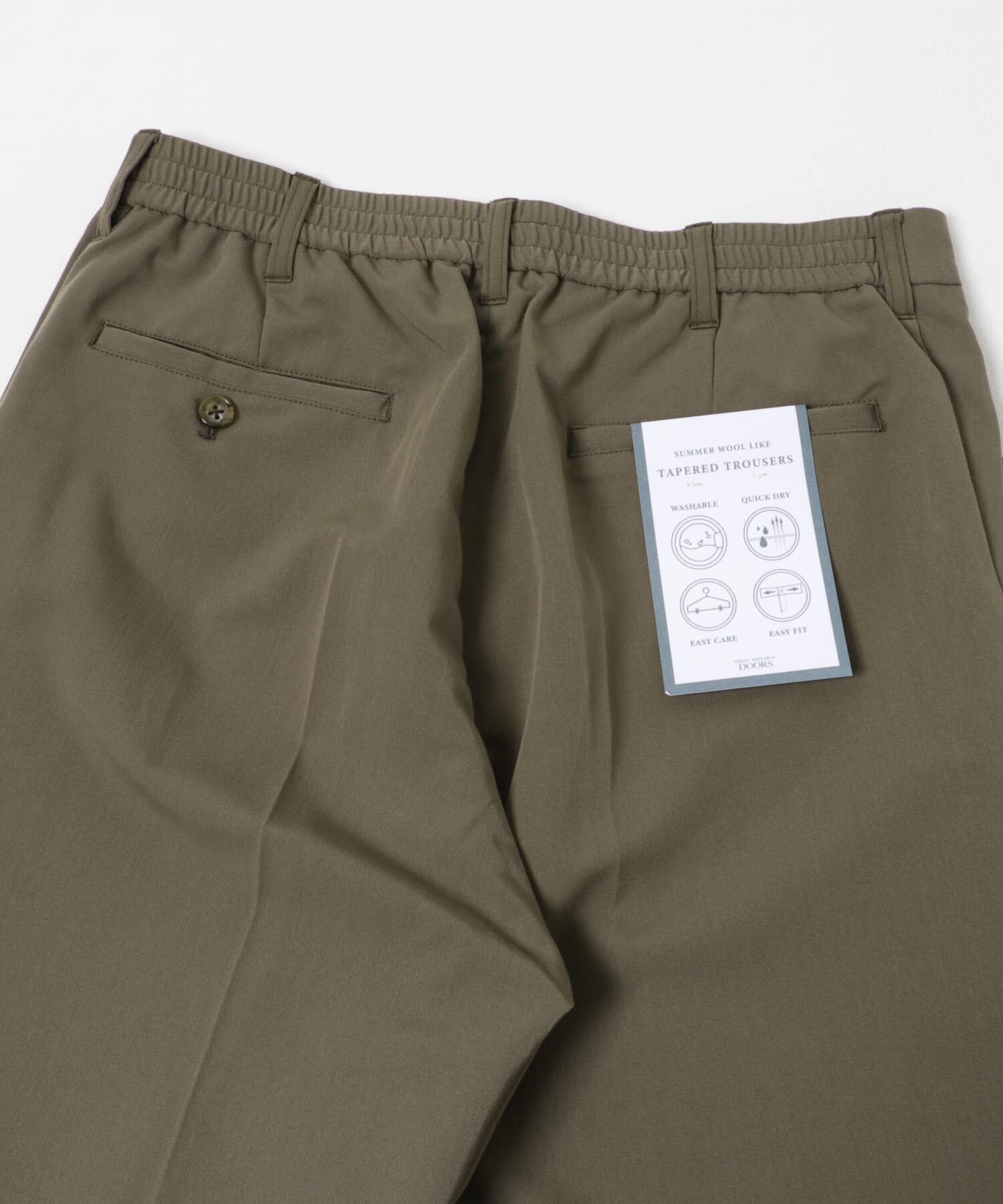 URBAN RESEARCH DOORS「サマーウールライクテーパードトラウザー」|その他|