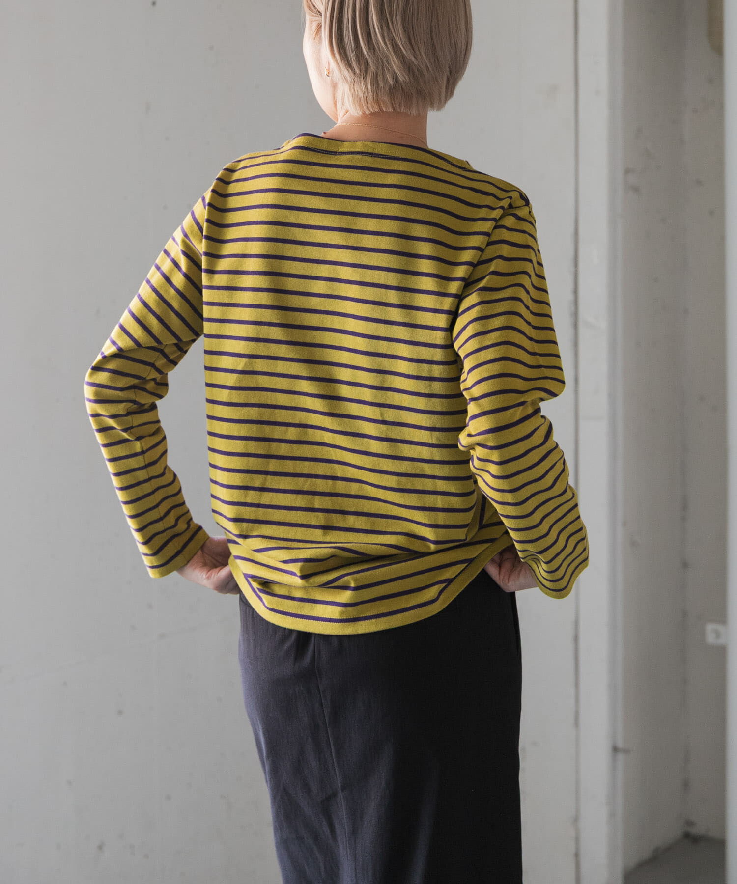 URBAN RESEARCH DOORS「FORK&SPOON　ボートネックボーダー」|Tシャツ・カットソー|