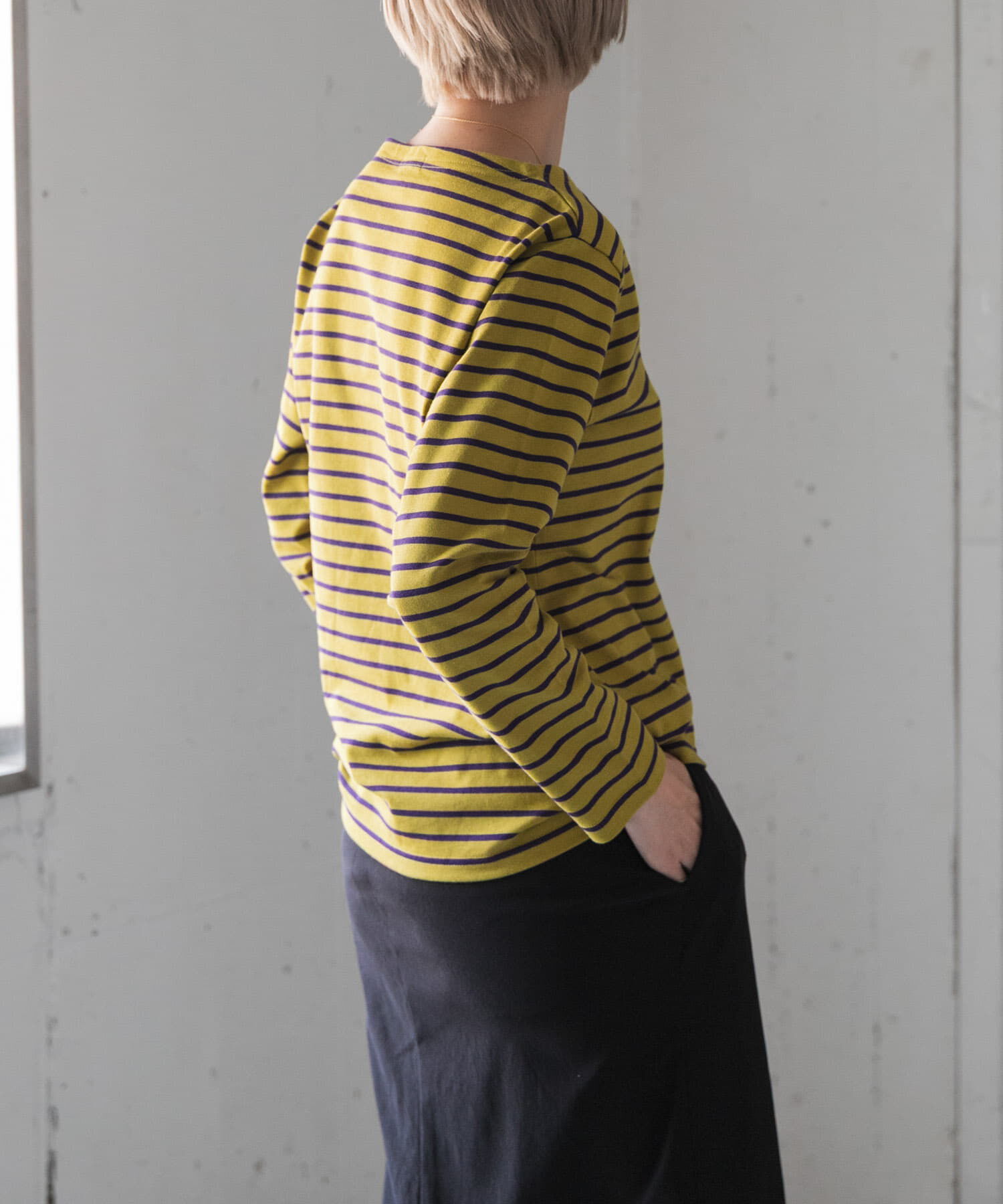 URBAN RESEARCH DOORS「FORK&SPOON　ボートネックボーダー」|Tシャツ・カットソー|
