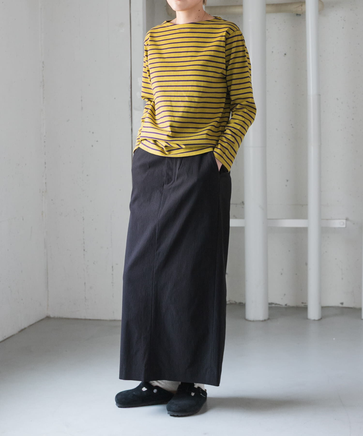 URBAN RESEARCH DOORS「FORK&SPOON　ボートネックボーダー」|Tシャツ・カットソー|