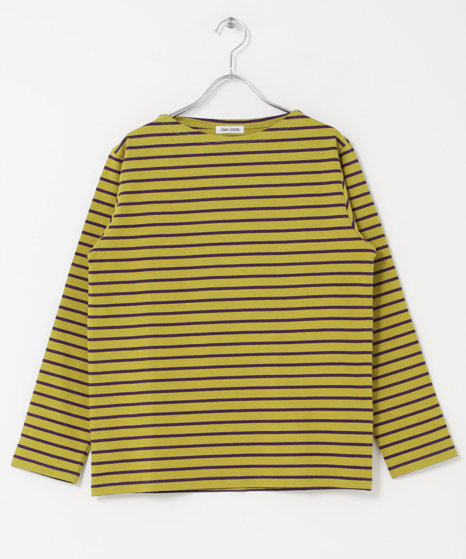 URBAN RESEARCH DOORS「FORK&SPOON　ボートネックボーダー」|Tシャツ・カットソー|