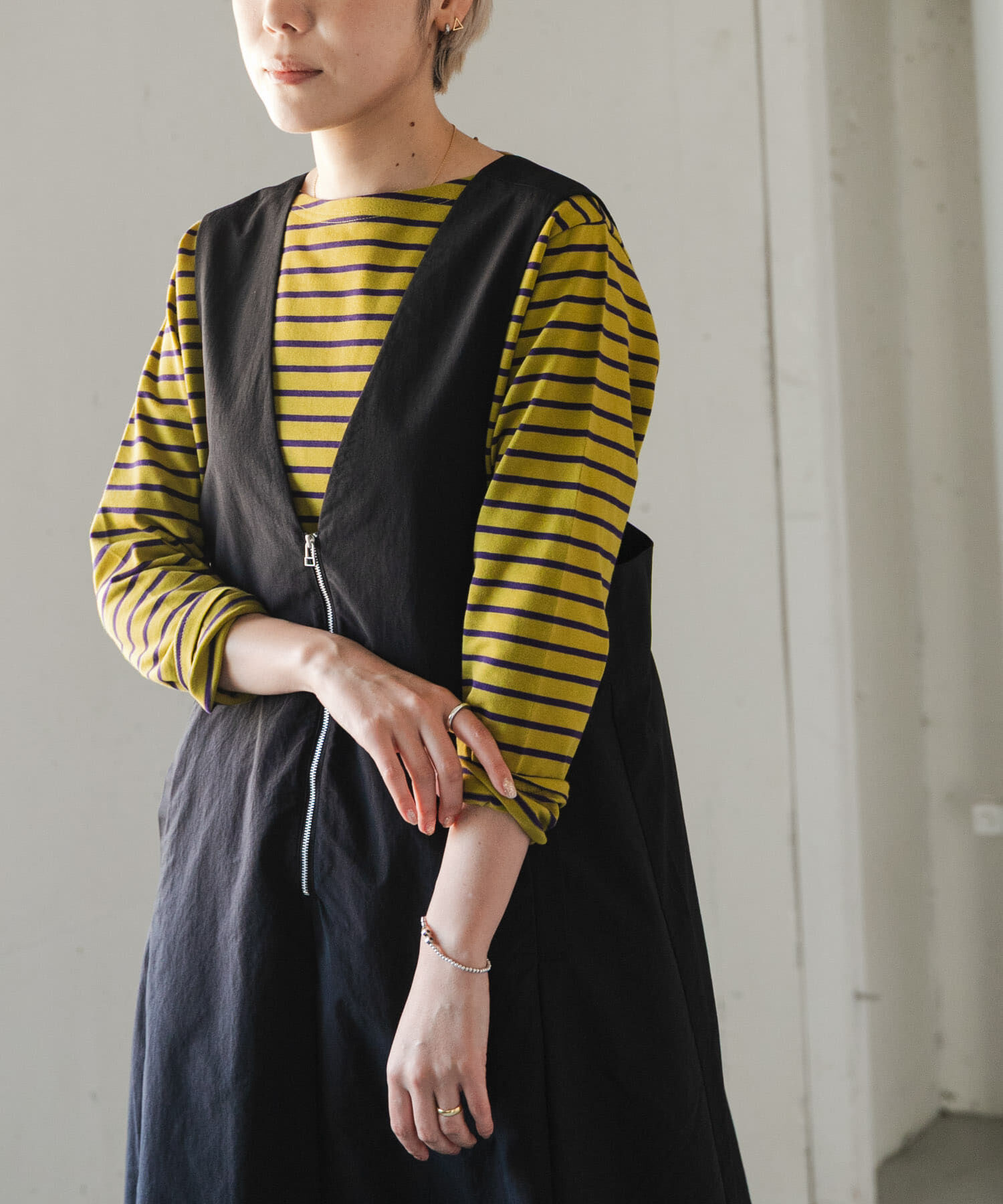 URBAN RESEARCH DOORS「FORK&SPOON　ボートネックボーダー」|Tシャツ・カットソー|
