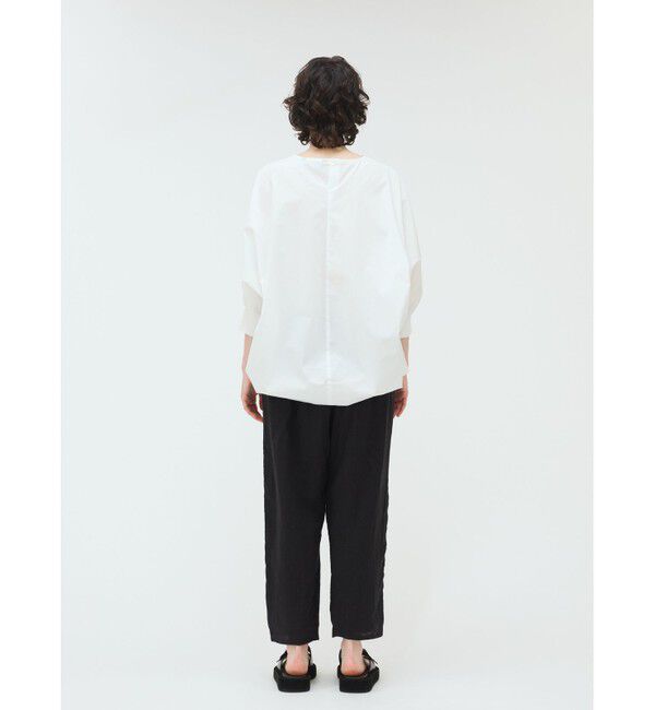 mizuiro ind「mizuiro ind ボートネックコクーンプルオーバー」|Tシャツ・カットソー|
