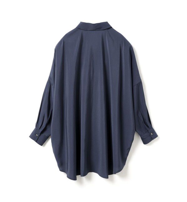 mizuiro ind「mizuiro ind ワイドチュニックシャツ」|シャツ・ブラウス|