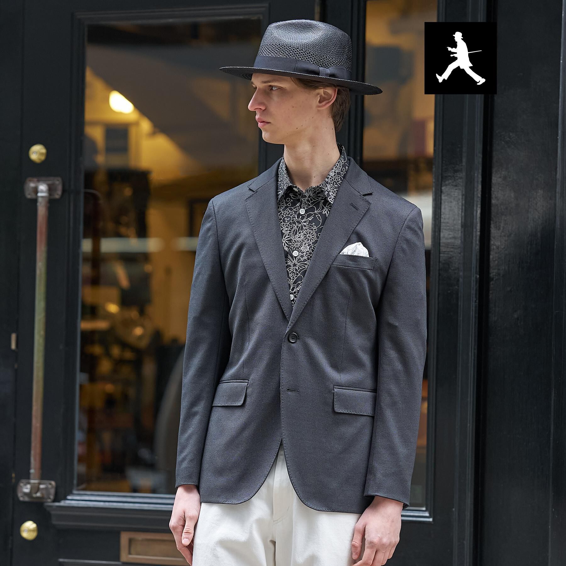TAKEO KIKUCHI「【BOWLER HAT LABEL】ピンヘッドジャージ ジャケット」|テーラードジャケット|