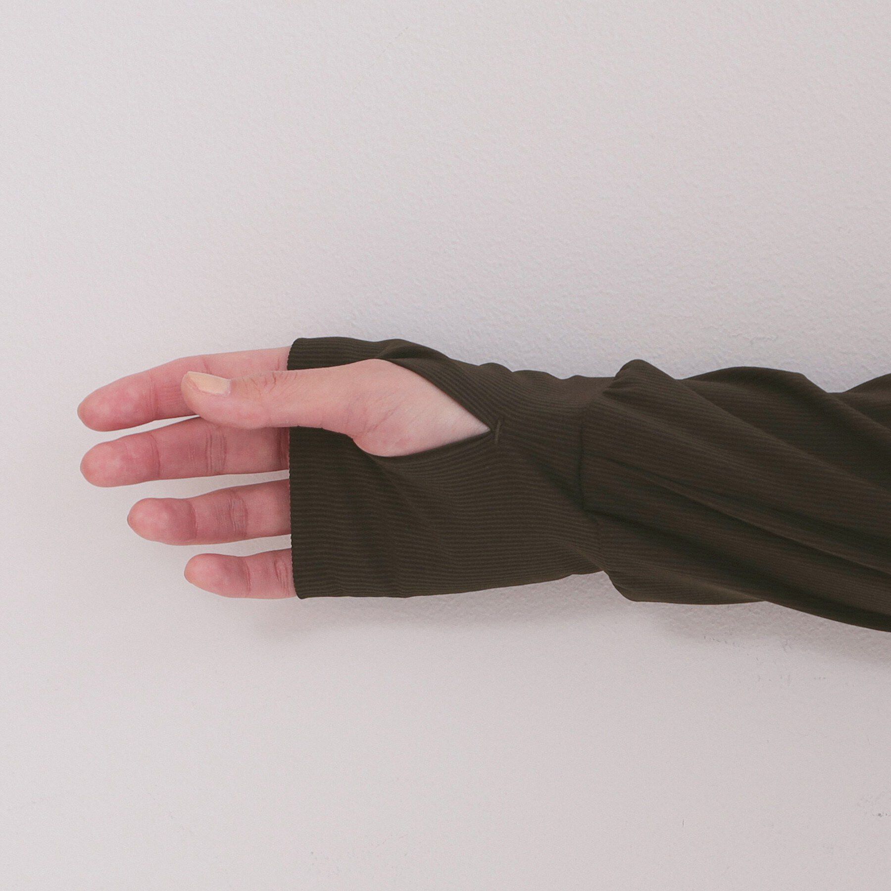 OPAQUE.CLIP「《UV／吸水速乾／接触冷感ラッシュガードシリーズ》フードペプラムジップカーディガン【洗濯機OK】」|カーディガン|