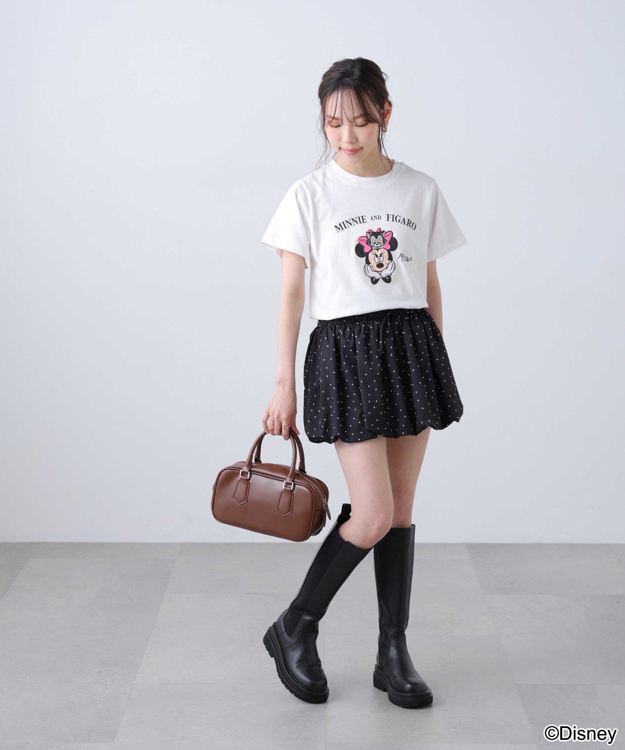  「別注ミニーマウス＆マリーTシャツ」|Tシャツ・カットソー|