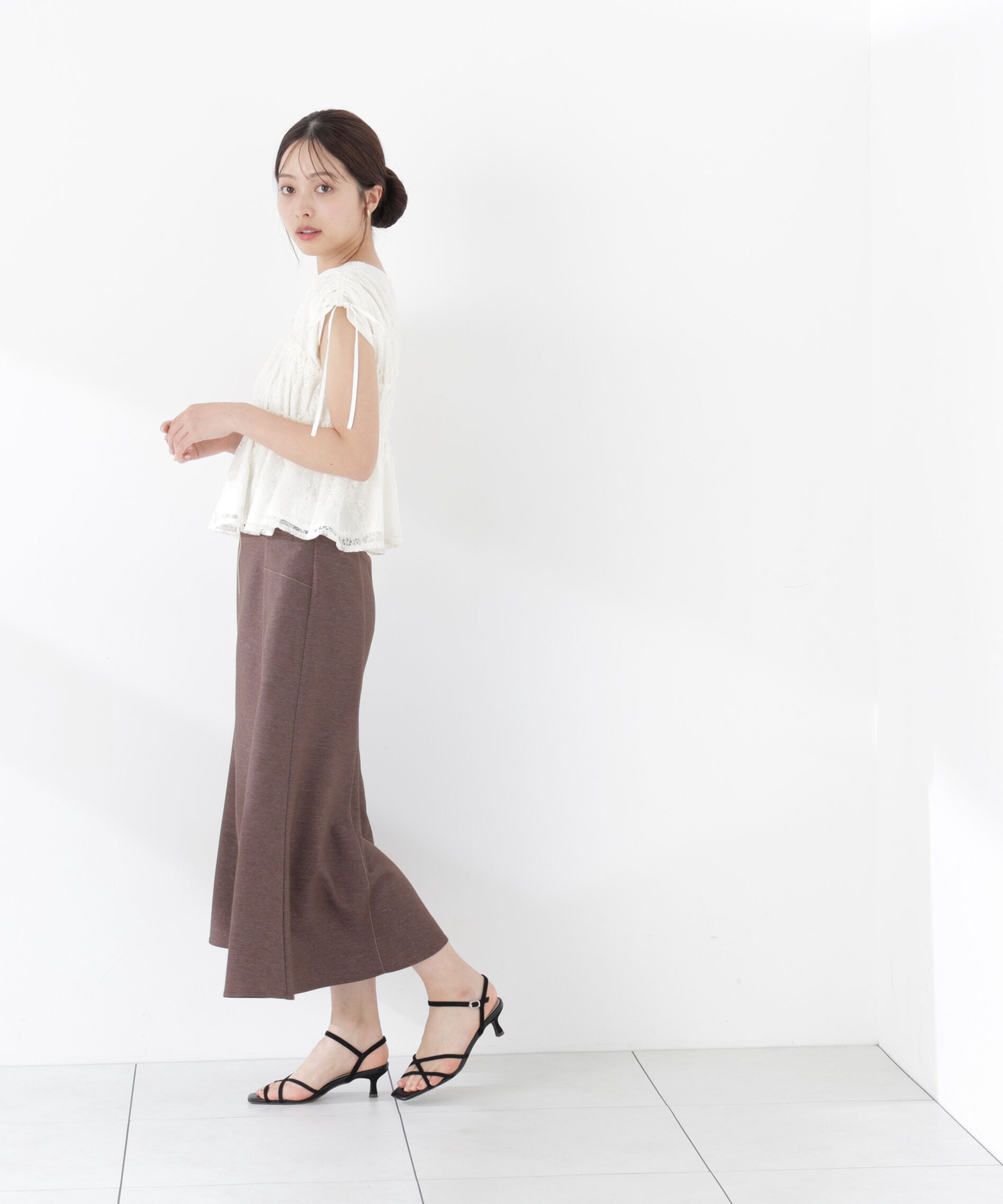 PROPORTION BODY DRESSING「＜中川紅葉さん着用＞フロントジップマーメイドスカート」|スカート|