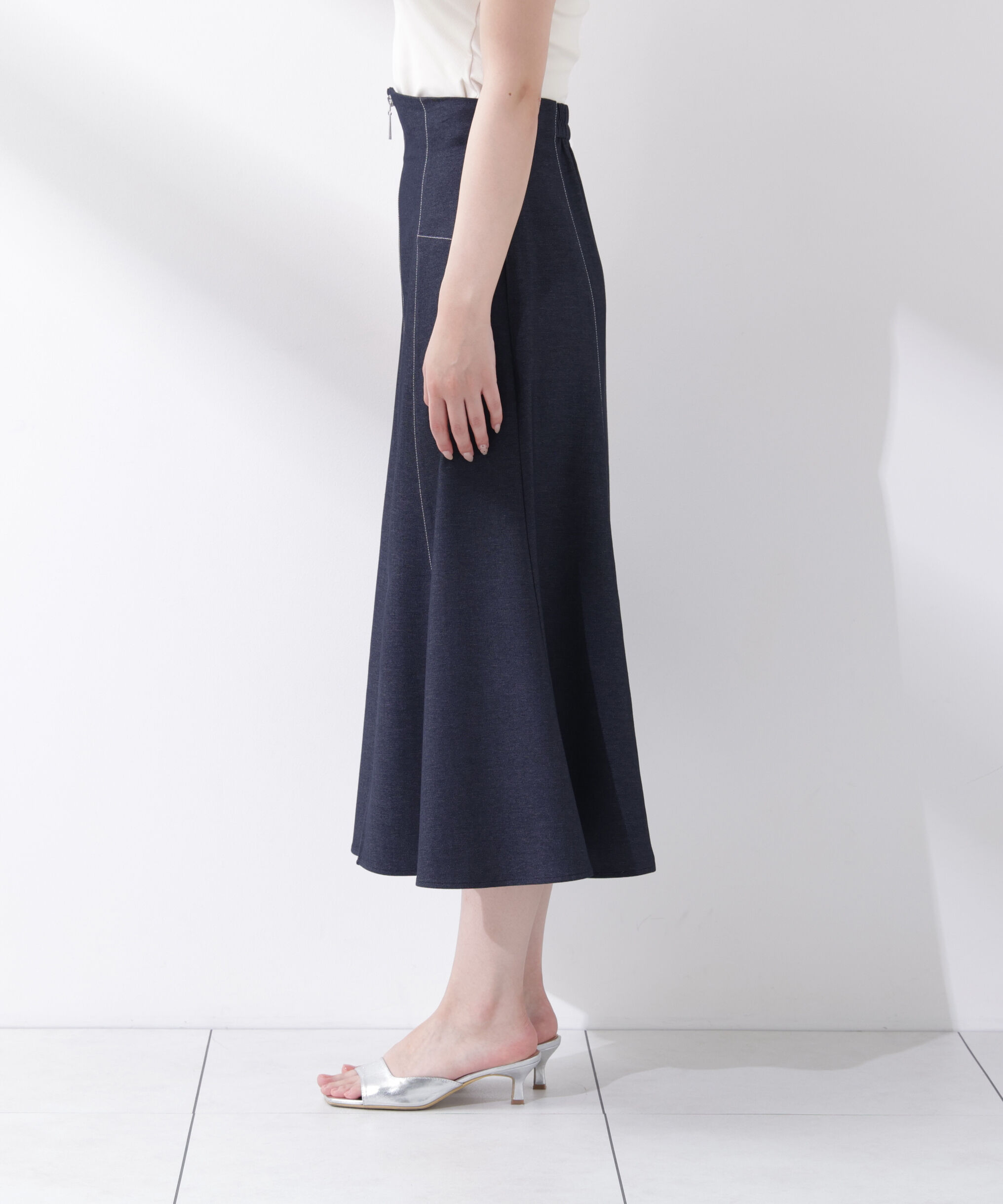 PROPORTION BODY DRESSING「＜中川紅葉さん着用＞フロントジップマーメイドスカート」|スカート|