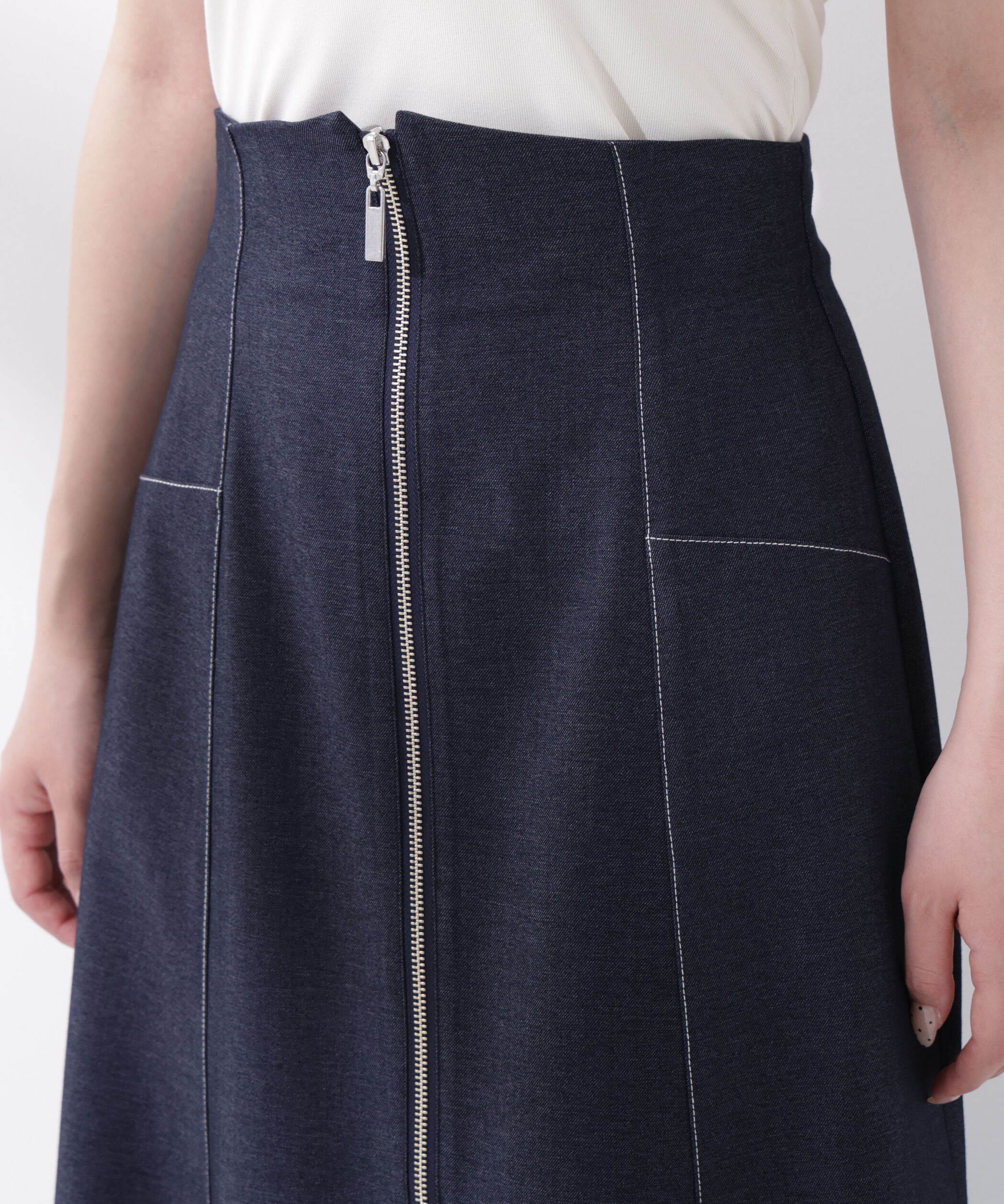 PROPORTION BODY DRESSING「＜中川紅葉さん着用＞フロントジップマーメイドスカート」|スカート|