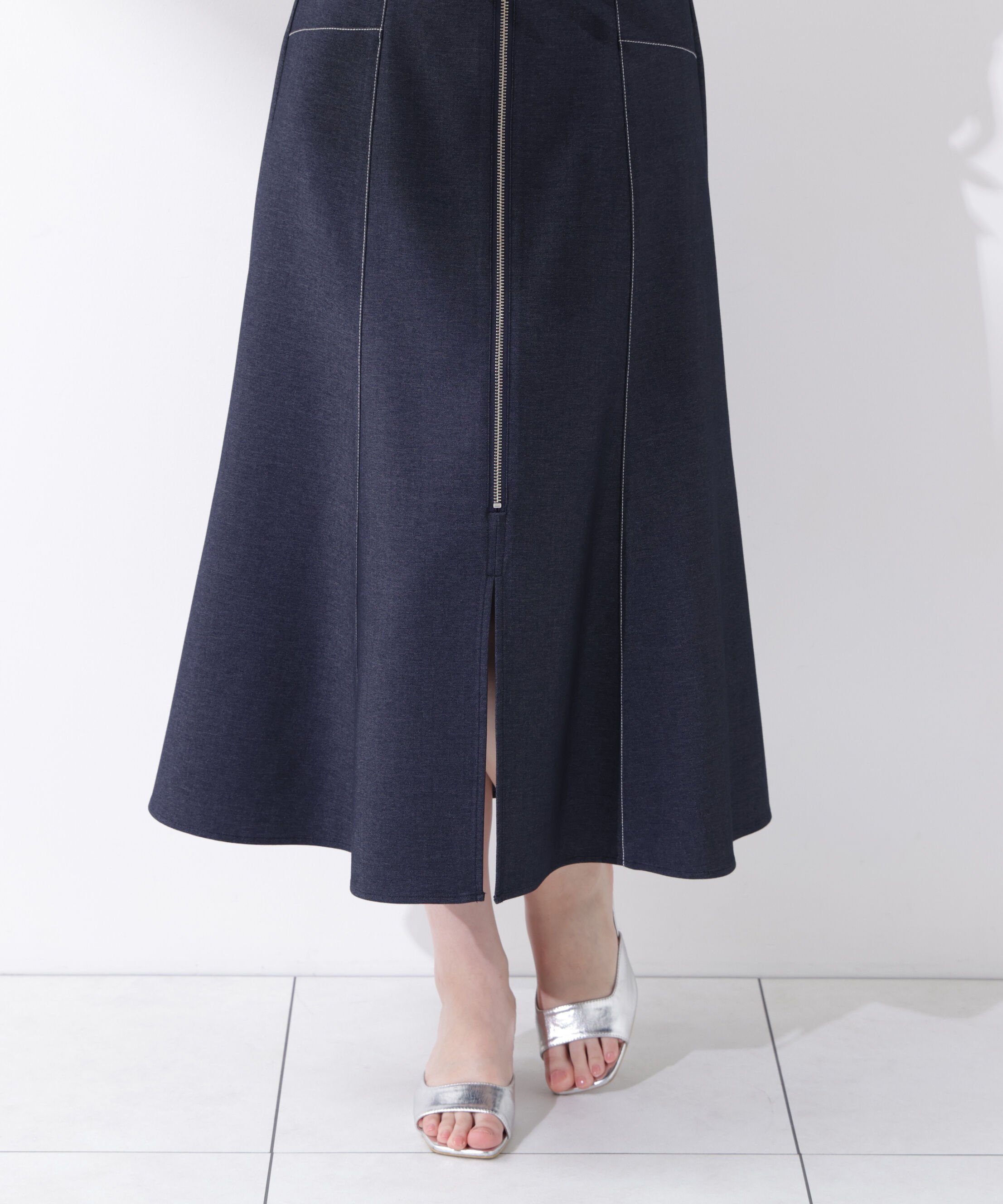 PROPORTION BODY DRESSING「＜中川紅葉さん着用＞フロントジップマーメイドスカート」|スカート|