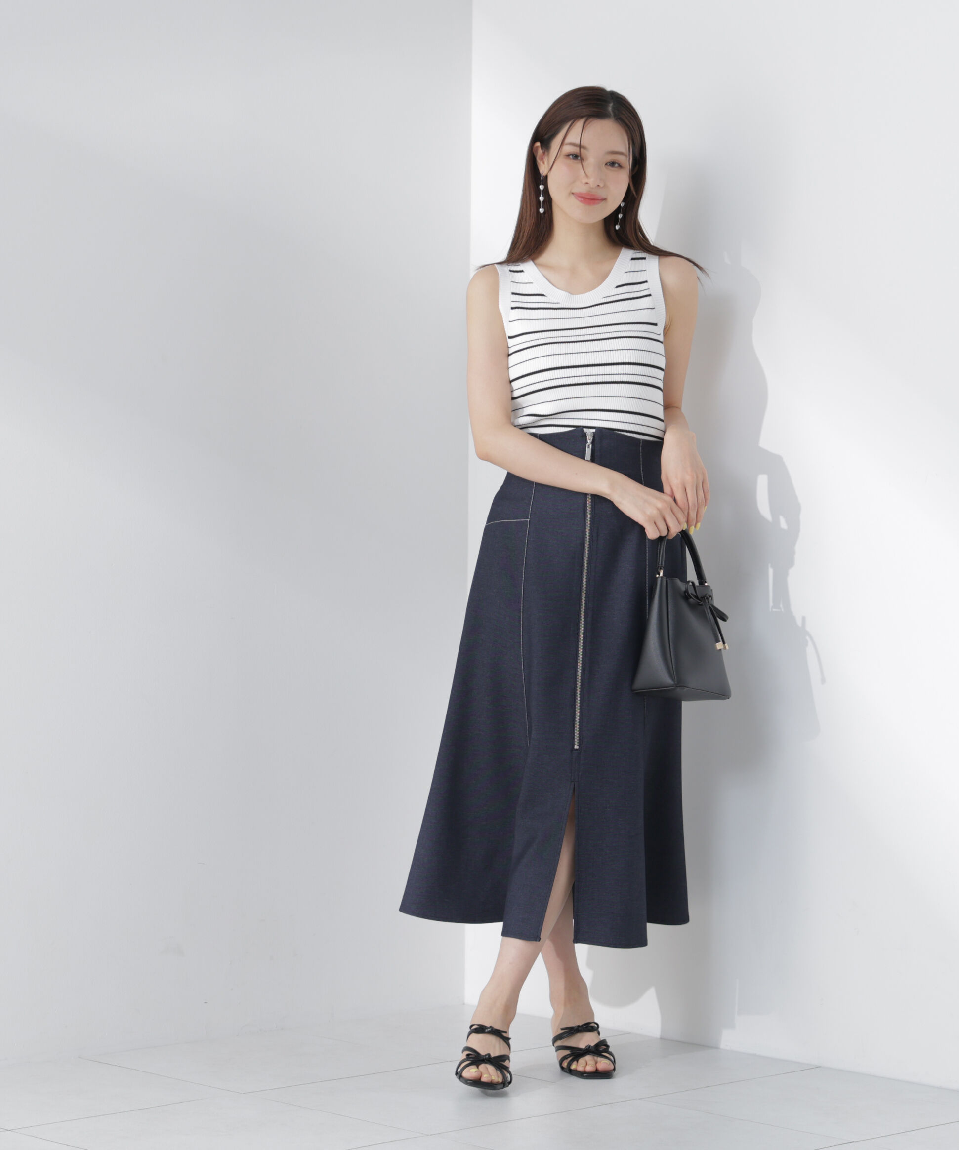 PROPORTION BODY DRESSING「＜中川紅葉さん着用＞フロントジップマーメイドスカート」|スカート|