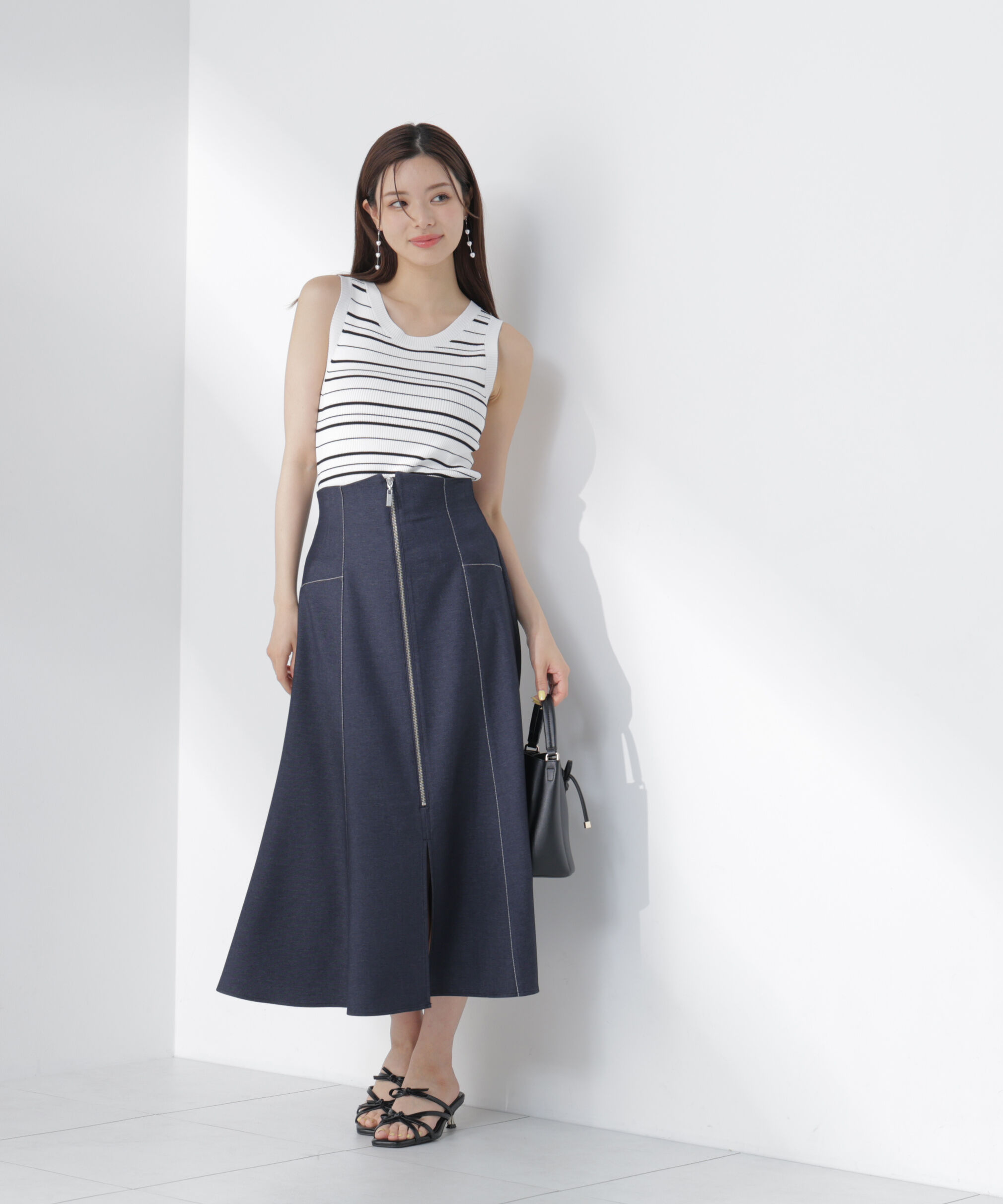 PROPORTION BODY DRESSING「＜中川紅葉さん着用＞フロントジップマーメイドスカート」|スカート|