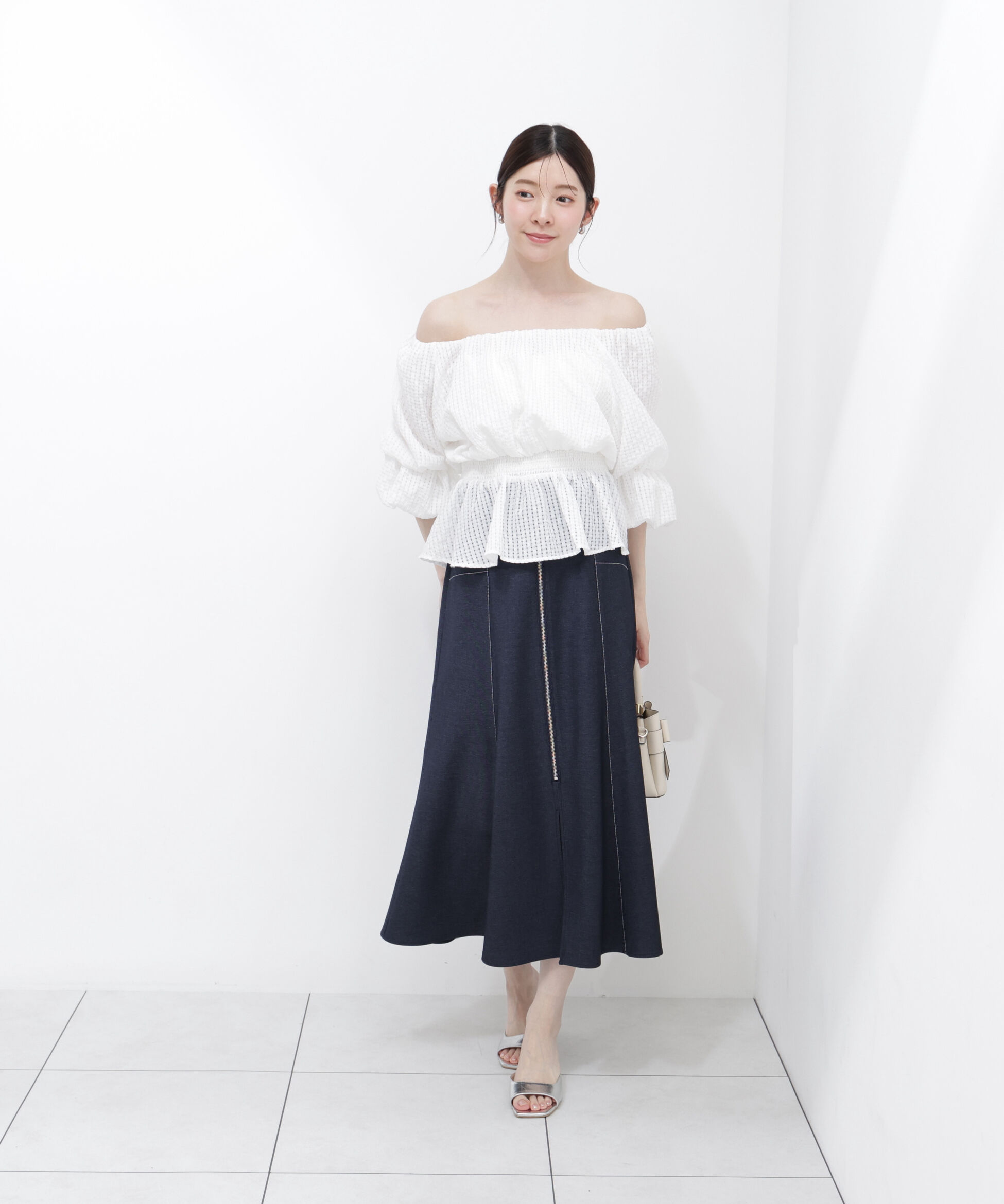 PROPORTION BODY DRESSING「＜中川紅葉さん着用＞フロントジップマーメイドスカート」|スカート|