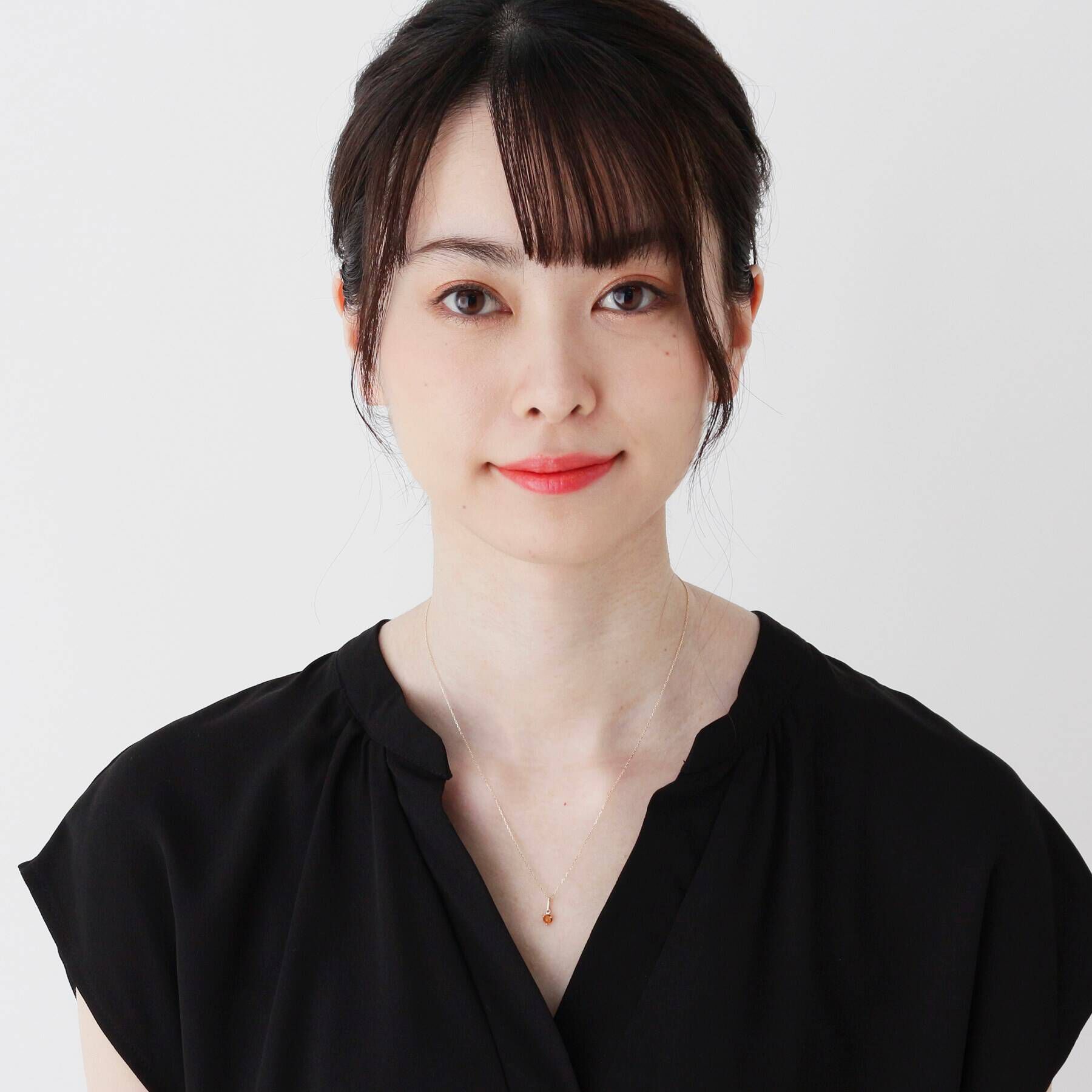 COCOSHNIK「【WEB限定】K10スピリチュアルストーン（シトリン）ネックレス」|ネックレス|