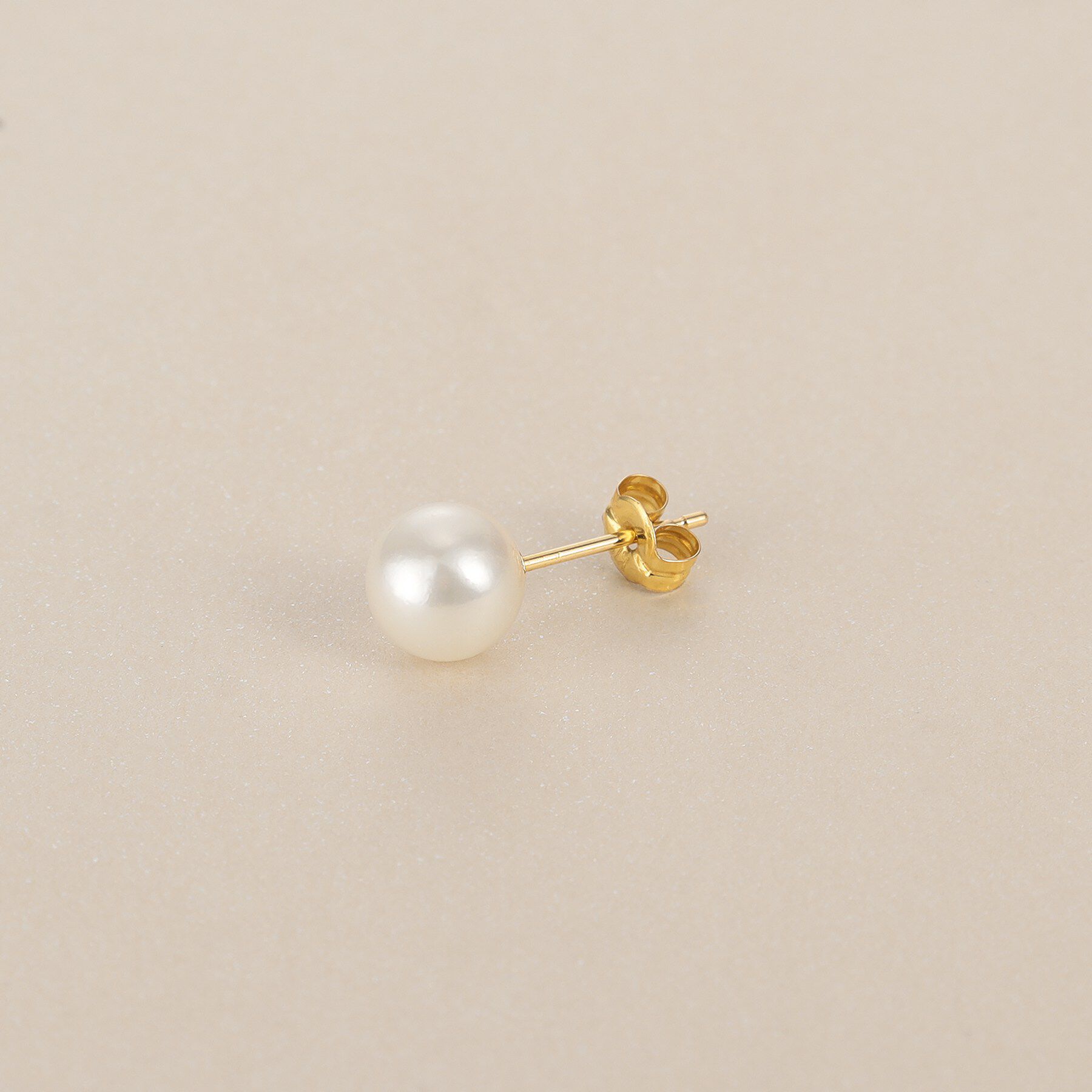 COCOSHNIK「K18アコヤパール スタッドピアス」|ピアス|