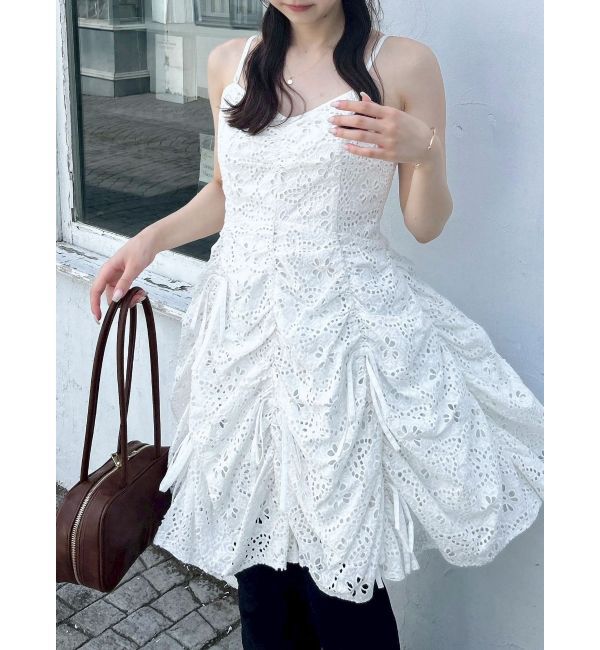 dazzlin「ギャザーリボンミニワンピース」|ワンピース|