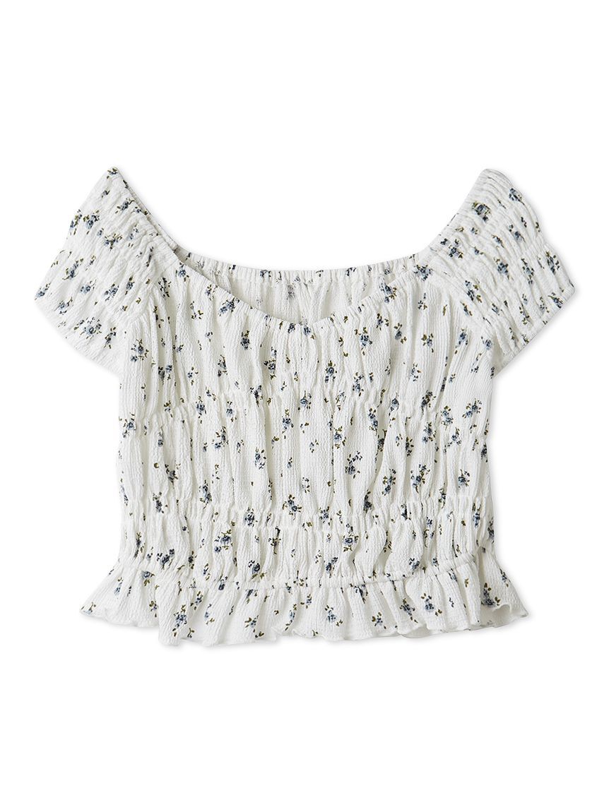 LILY BROWN「シャーリングカットトップス」|Tシャツ・カットソー|