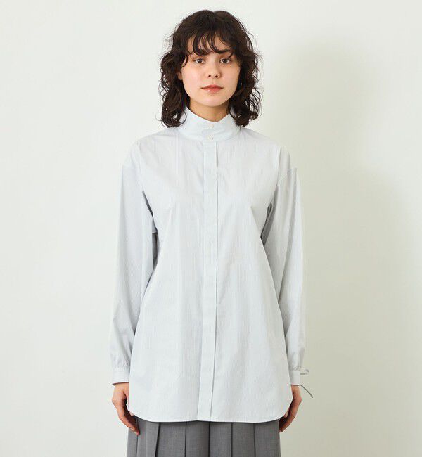 MACKINTOSH PHILOSOPHY「【GREY LABEL】THOMAS MASONスタンドカラーシャツ」|シャツ・ブラウス|