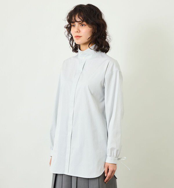 MACKINTOSH PHILOSOPHY「【GREY LABEL】THOMAS MASONスタンドカラーシャツ」|シャツ・ブラウス|