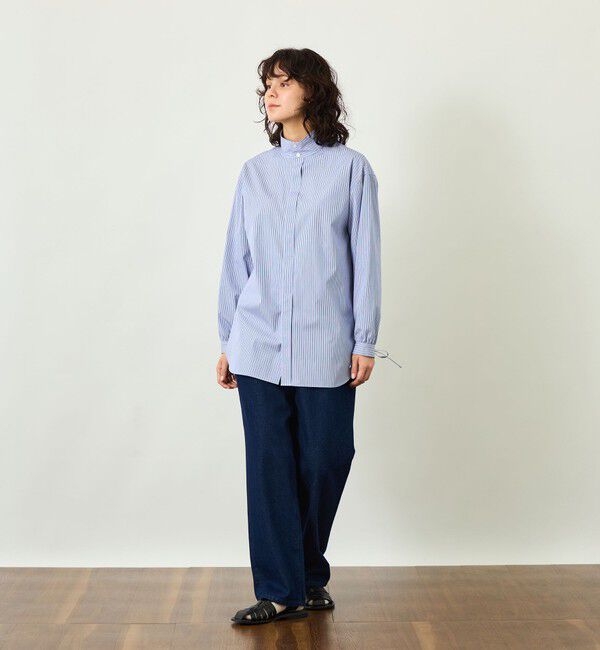 MACKINTOSH PHILOSOPHY「【GREY LABEL】THOMAS MASONスタンドカラーシャツ」|シャツ・ブラウス|
