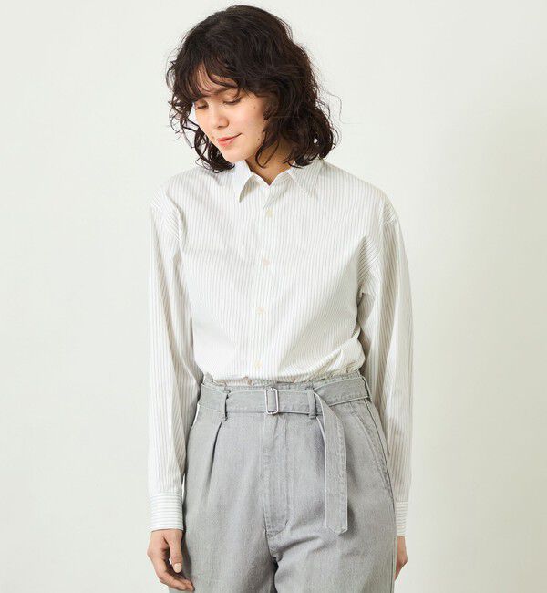 MACKINTOSH PHILOSOPHY「【GREY LABEL】THOMAS MASONレギュラーカラーシャツ」|シャツ・ブラウス|グリーン